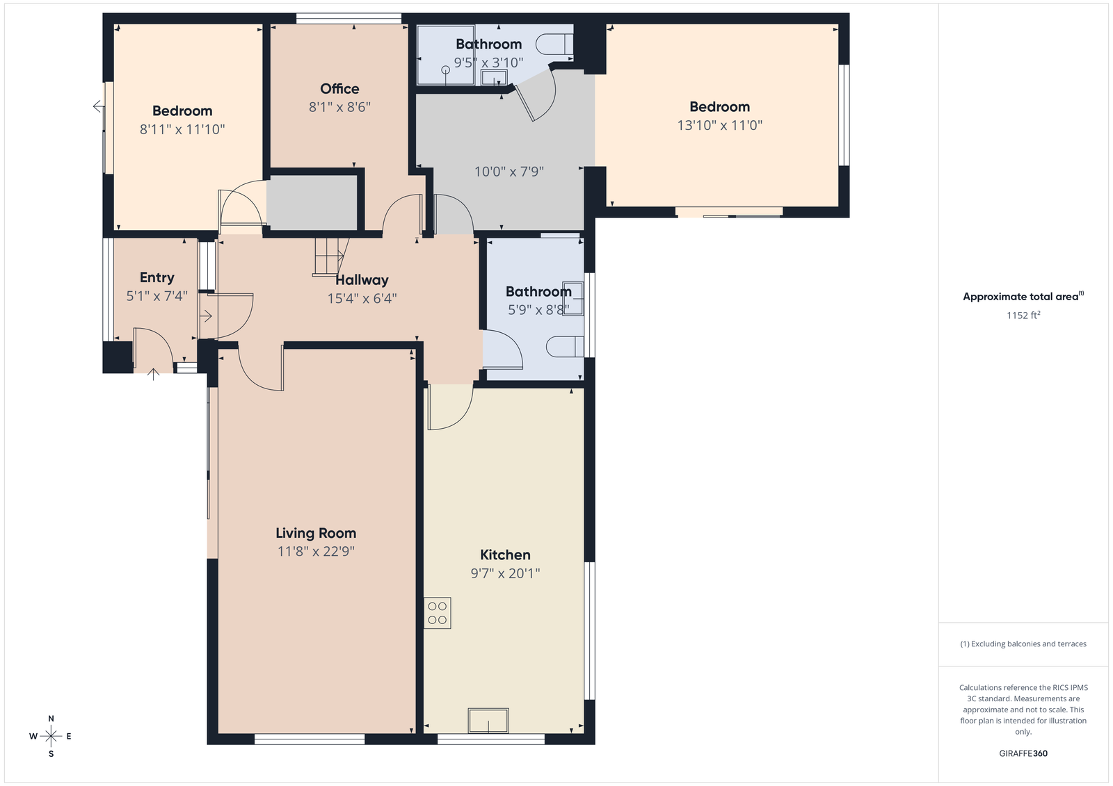 Orinoco, Hall Lane, Ormskirk floorplan