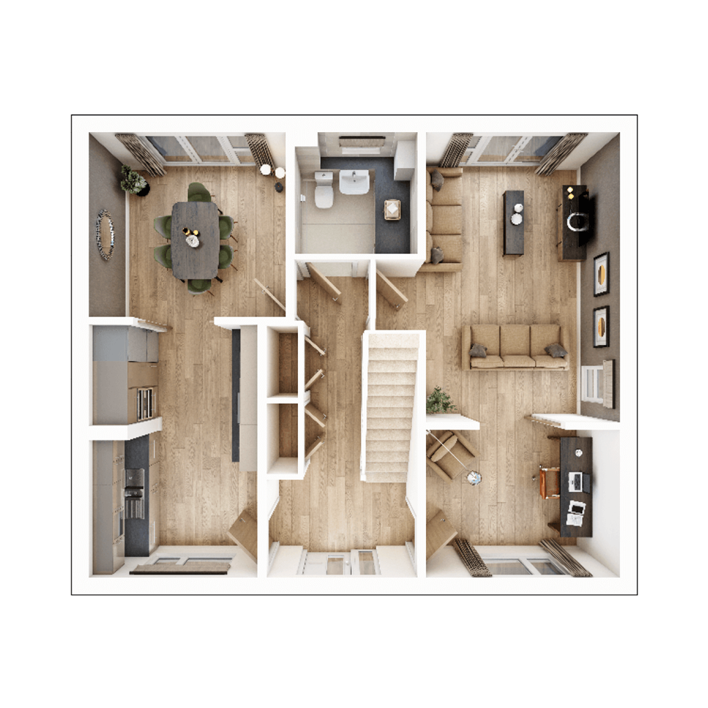 The Warkford - Plot 77, Millstone Walk, Selby Road, Eggborough floorplan