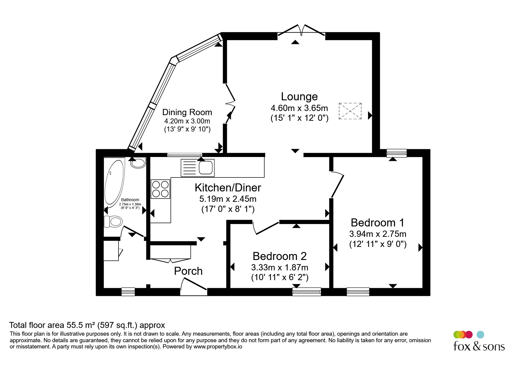 Woodview Stable, Mill Road, Saltash floorplan