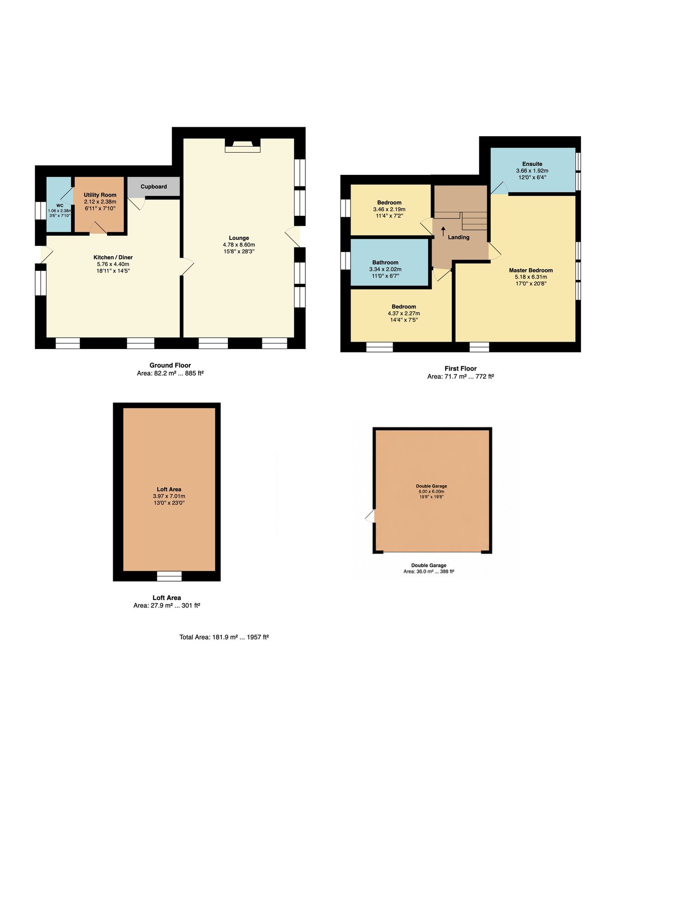 The Old Barn, Croichley Fold, Bury floorplan