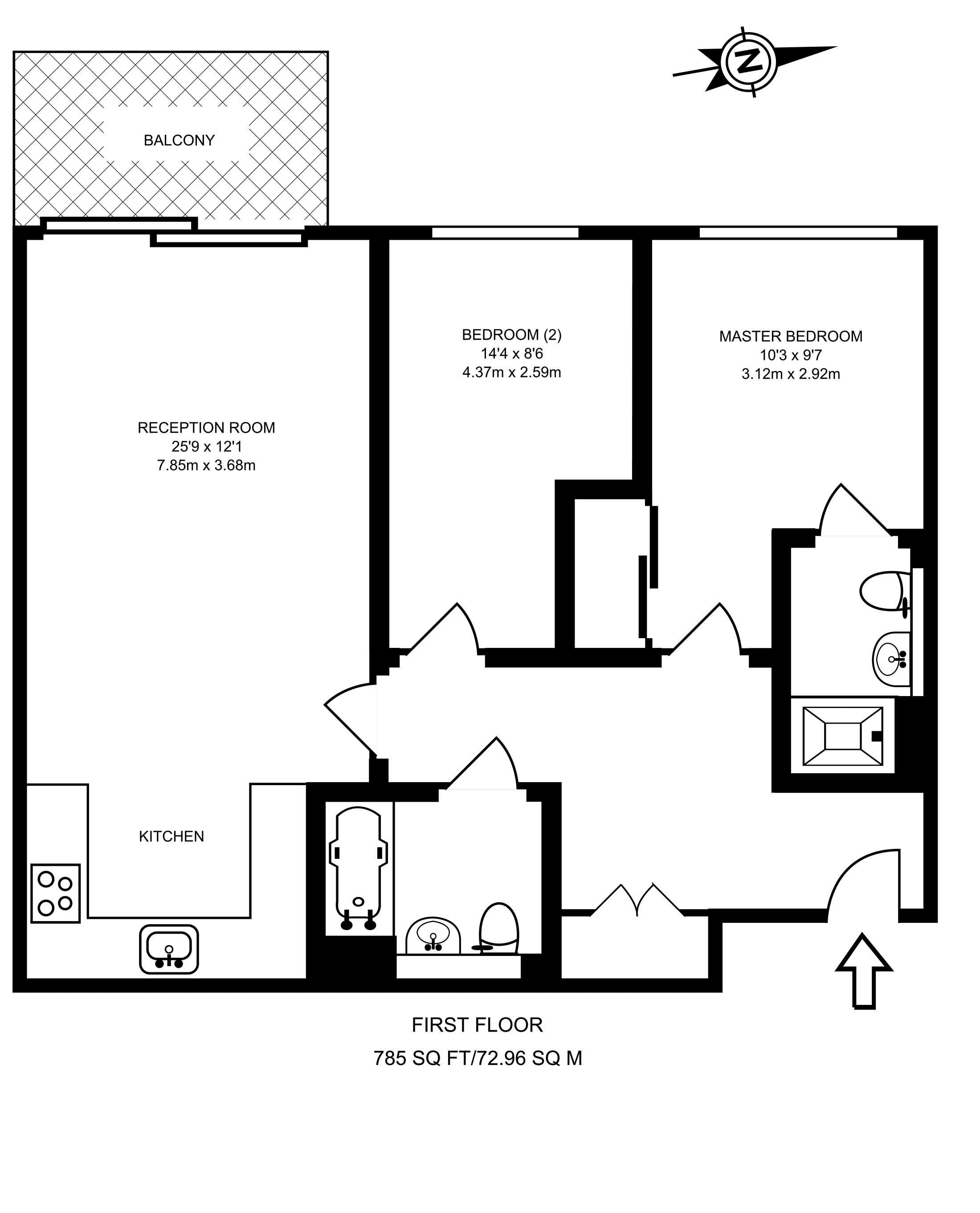Cornmill House, Deptford floorplan