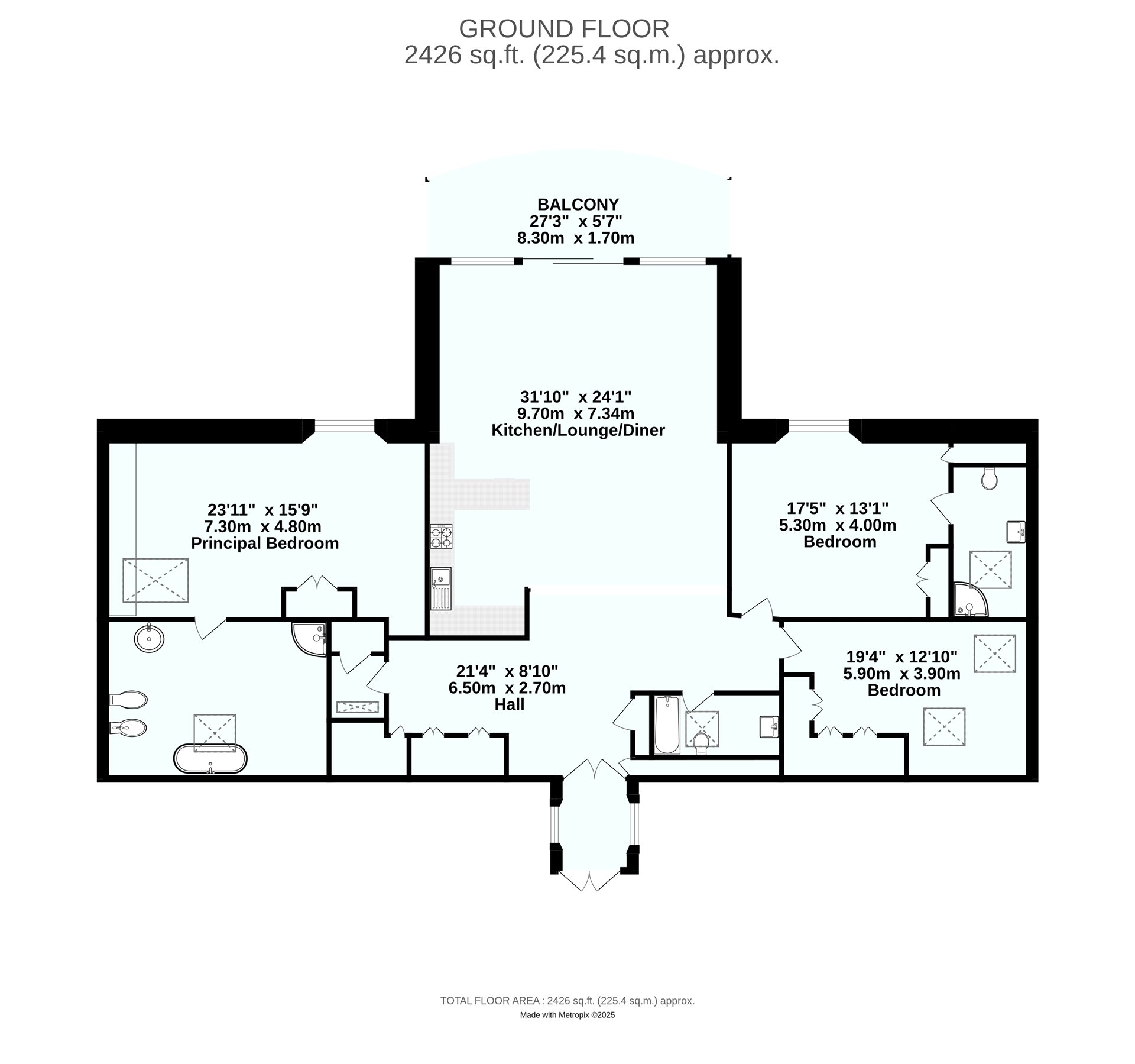 14 Barepta Cove Apartments,, Headland Road, St. Ives floorplan