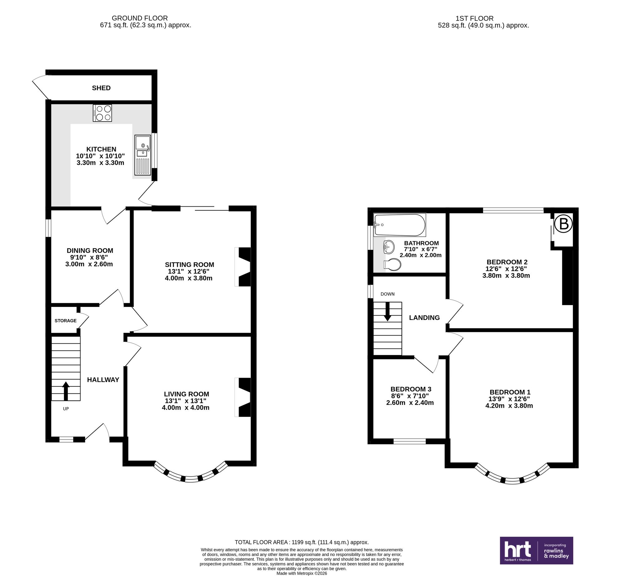 281 Neath Road, Neath floorplan