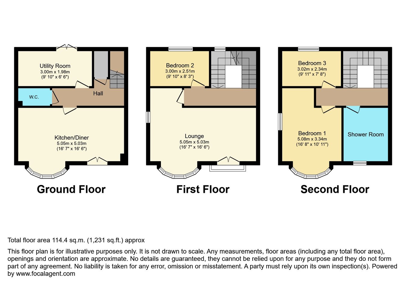 1, Albion Wharf, Spalding floorplan