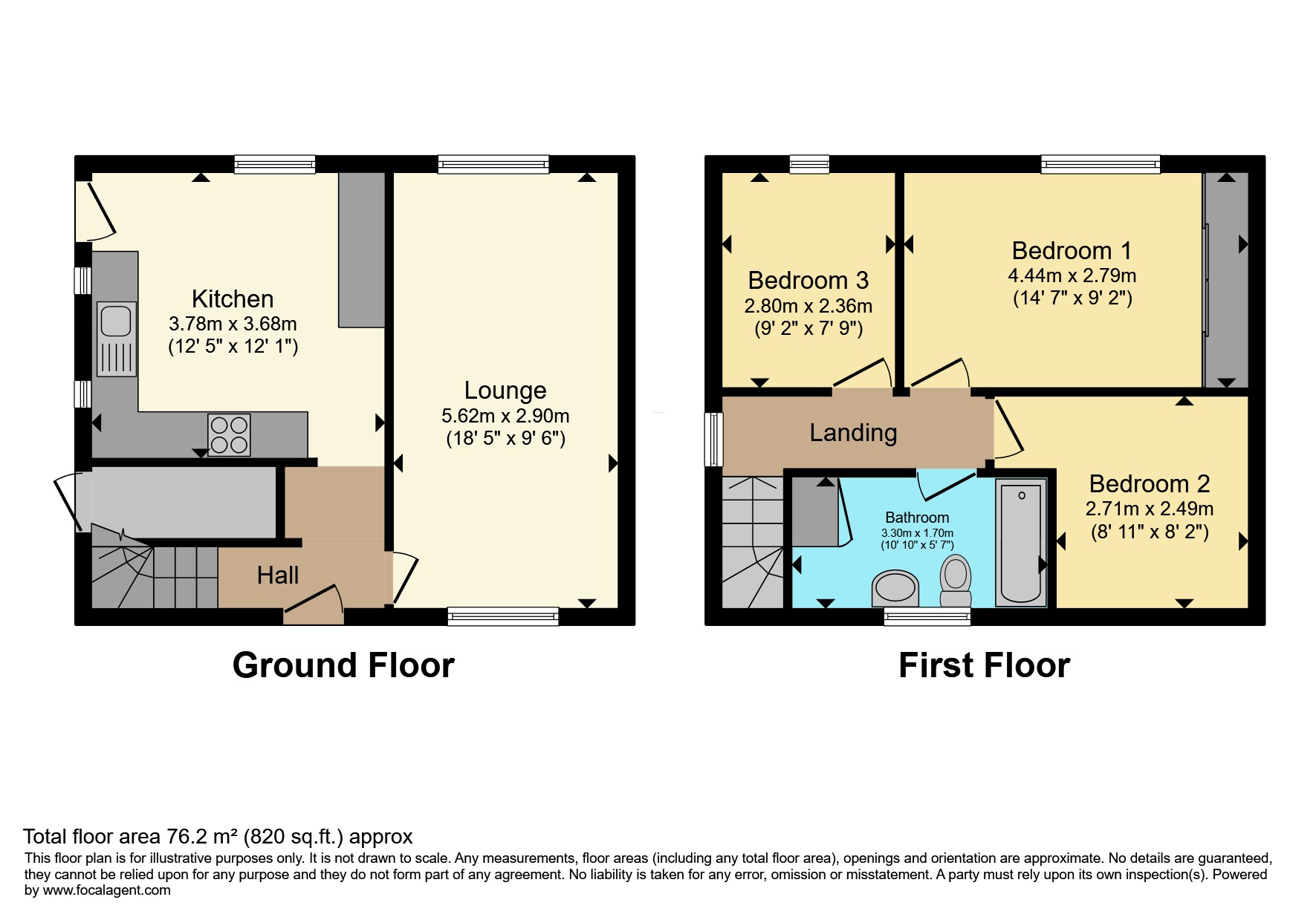 20, Petersgate, Nottingham floorplan