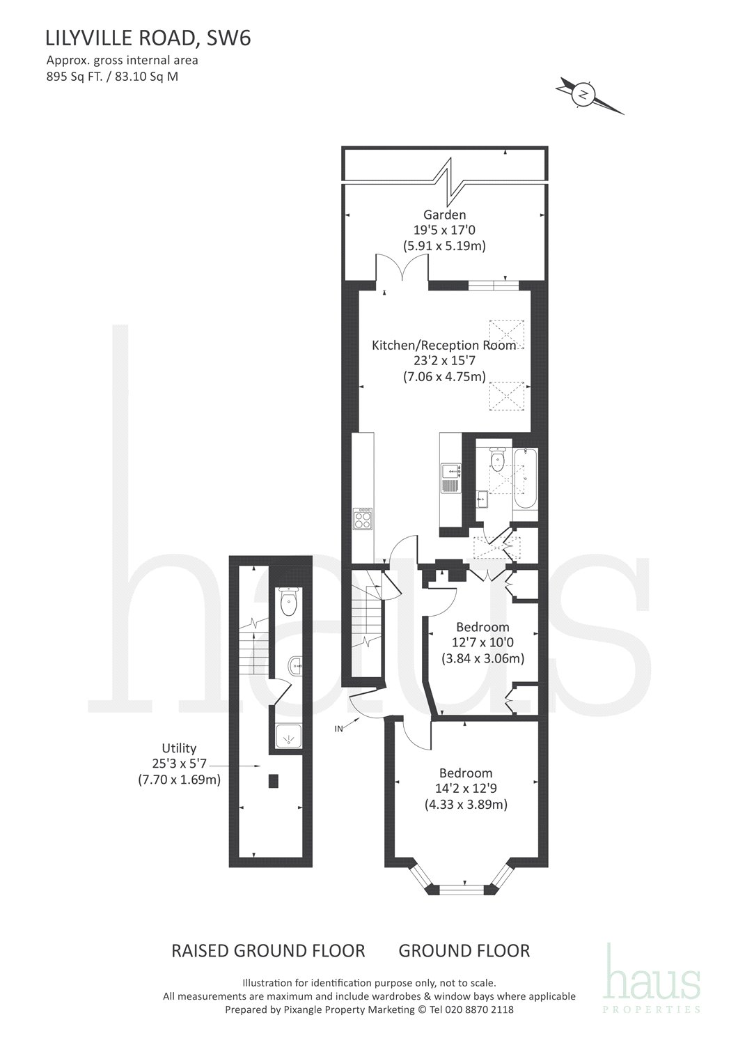 2 Bedrooms Flat to rent in Lilyville Road, Fulham, London SW6