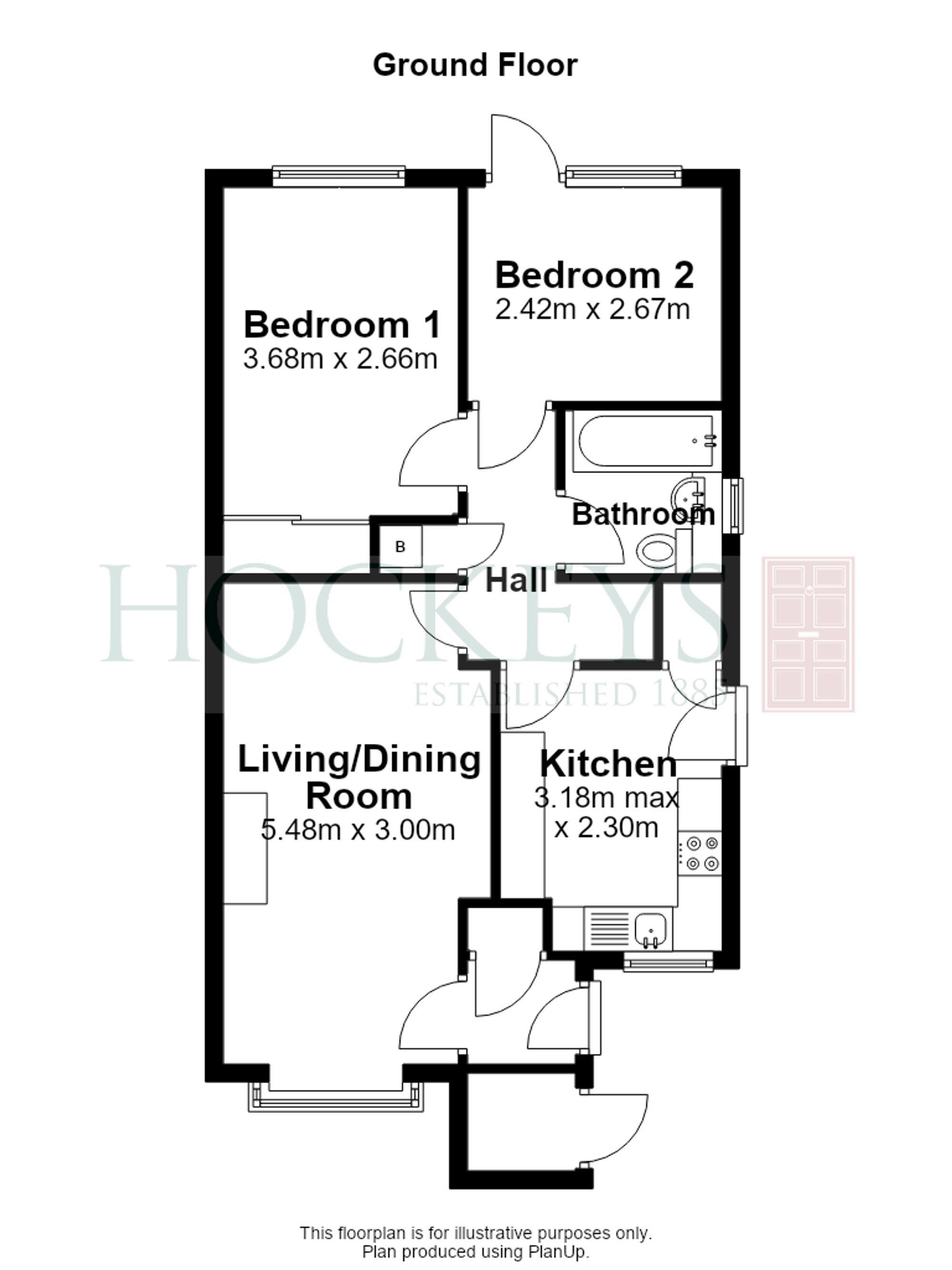 114 Appletrees, Cambridge floorplan
