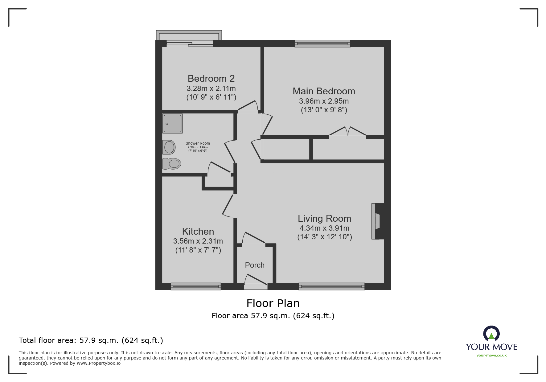 12, Windleden Road, Leicestershire floorplan