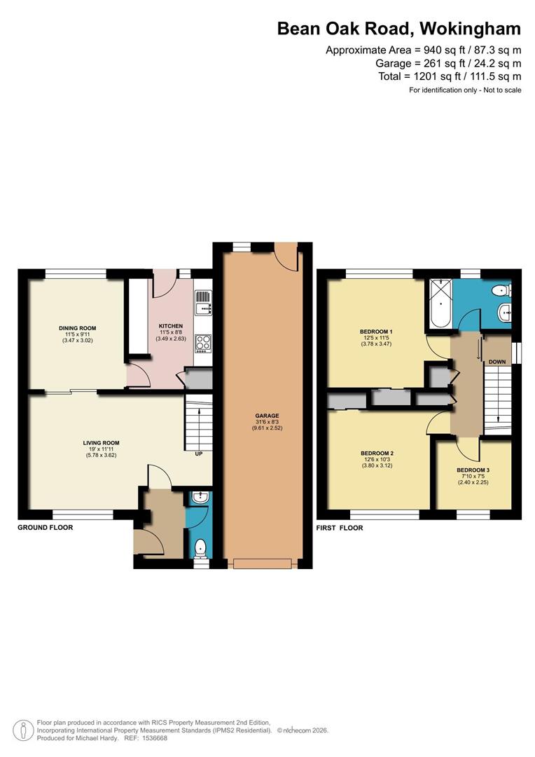 Bean Oak Road, Wokingham floorplan