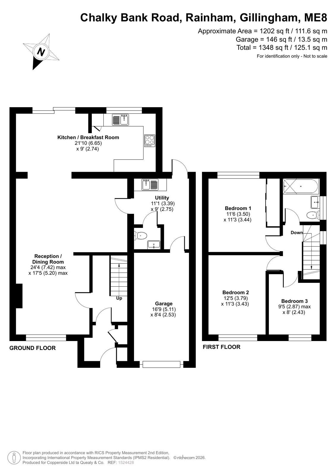 33, Chalky Bank Road, Gillingham floorplan