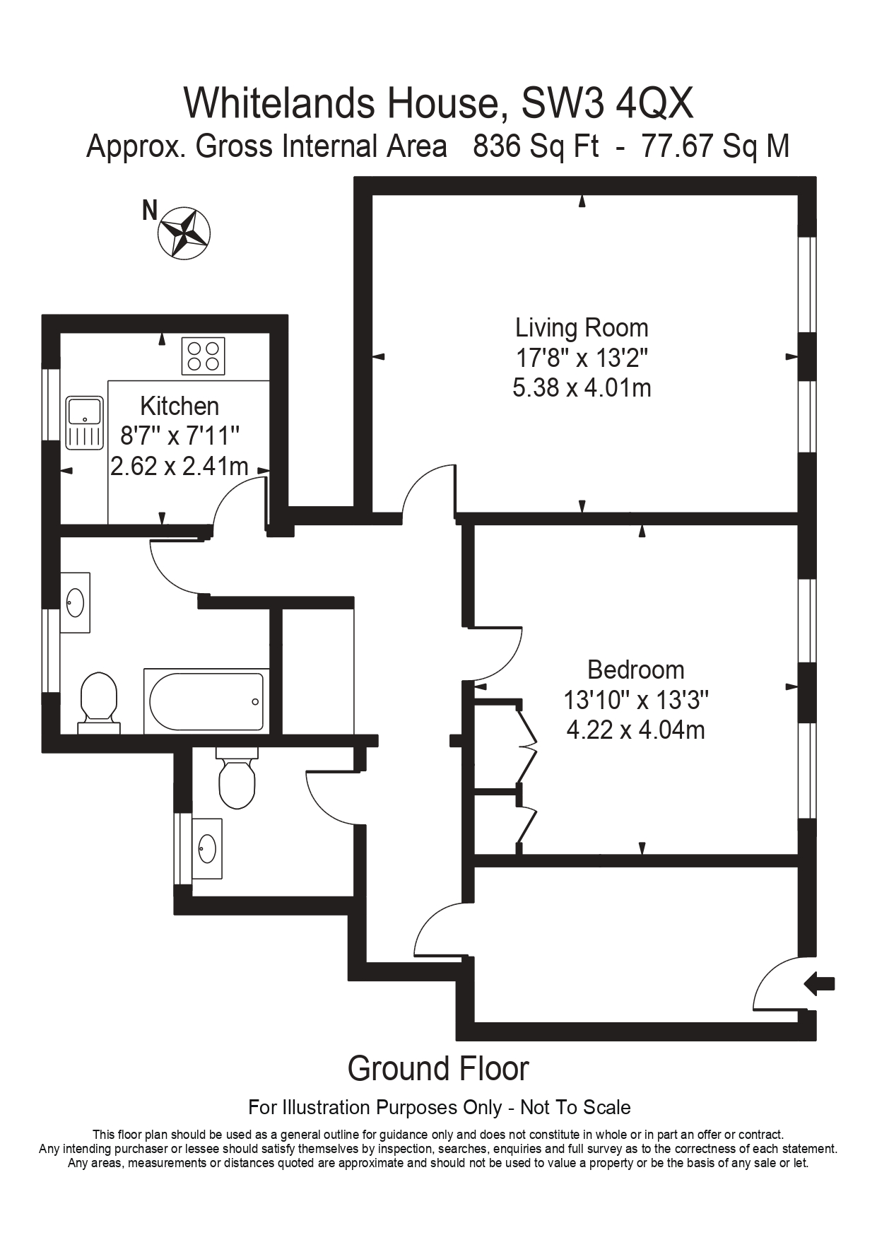 2, Whitelands House, Kensington and Chelsea floorplan