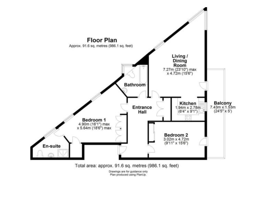 120, Warren Close, Cambridge floorplan