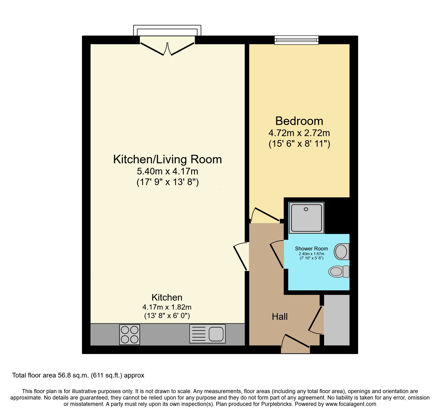 Flat 23/Verona Court, 38 Roland Street, St. Albans floorplan