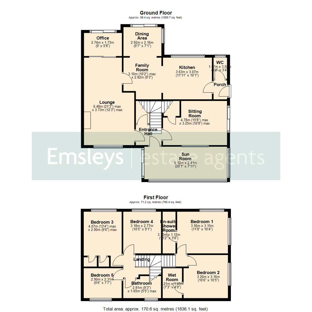 55, Pondfields Drive, Leeds floorplan