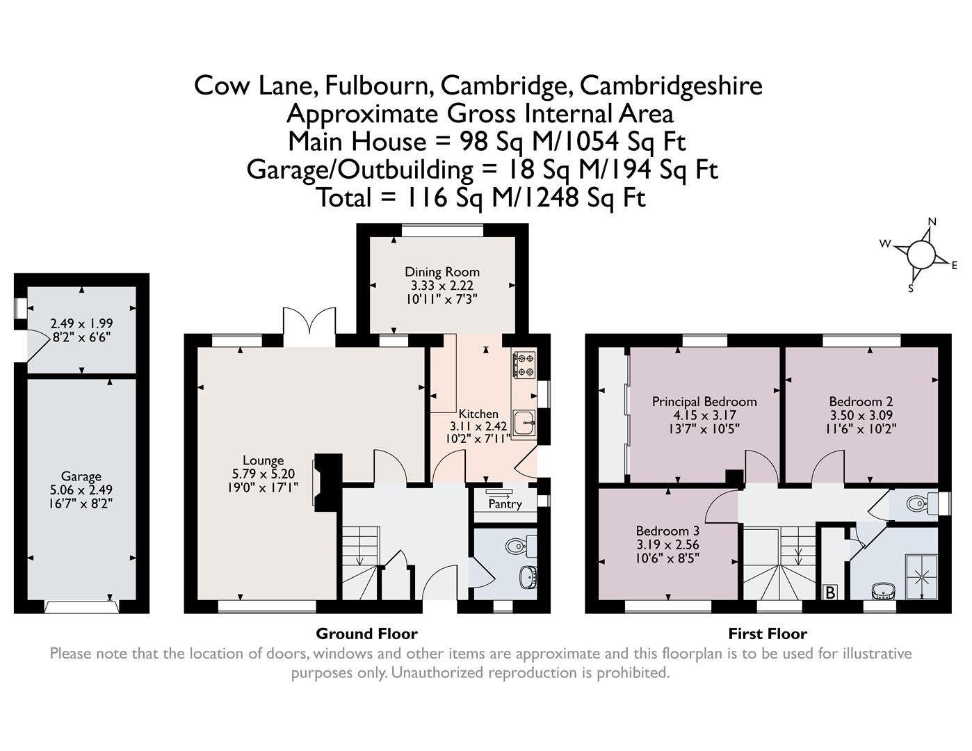 22, Cow Lane, Fulbourn floorplan