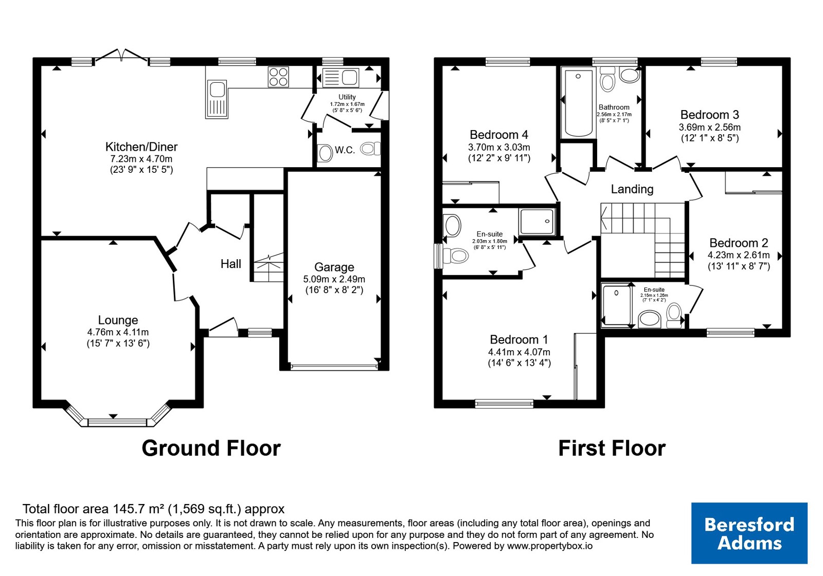 9, Gernant, Colwyn Bay floorplan