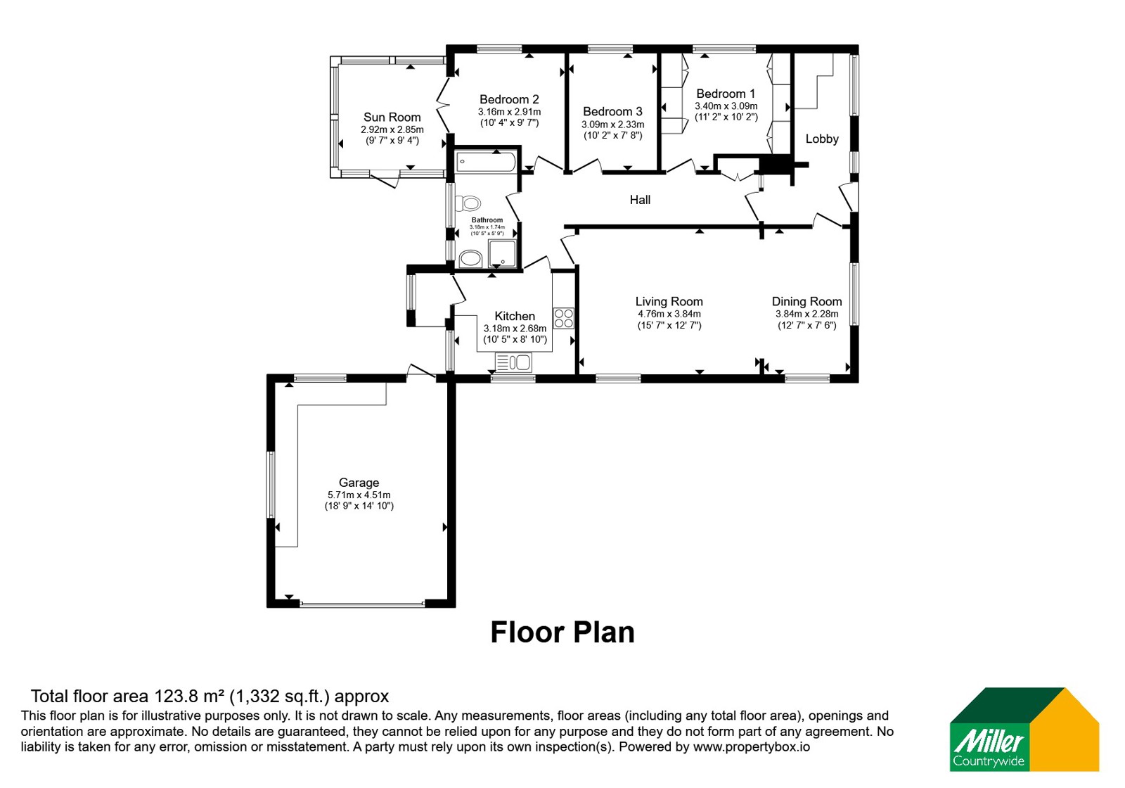 Tregarne,, Goldenbank, Cornwall floorplan