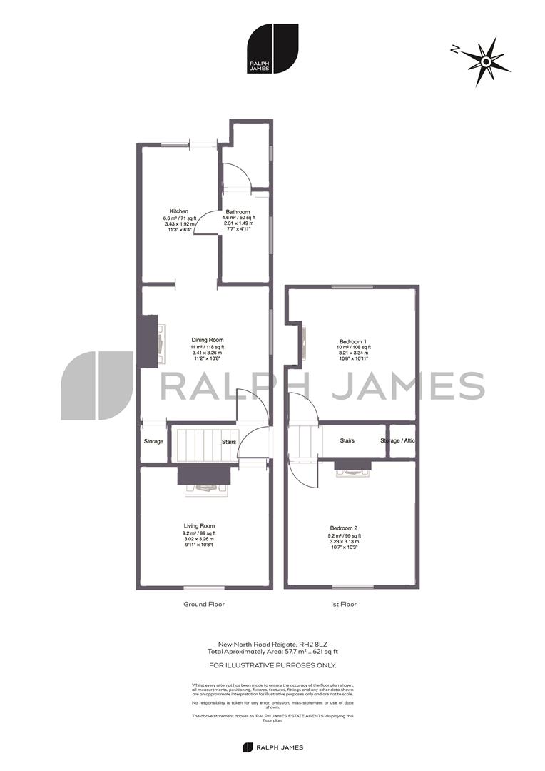 6, New North Road, Reigate floorplan