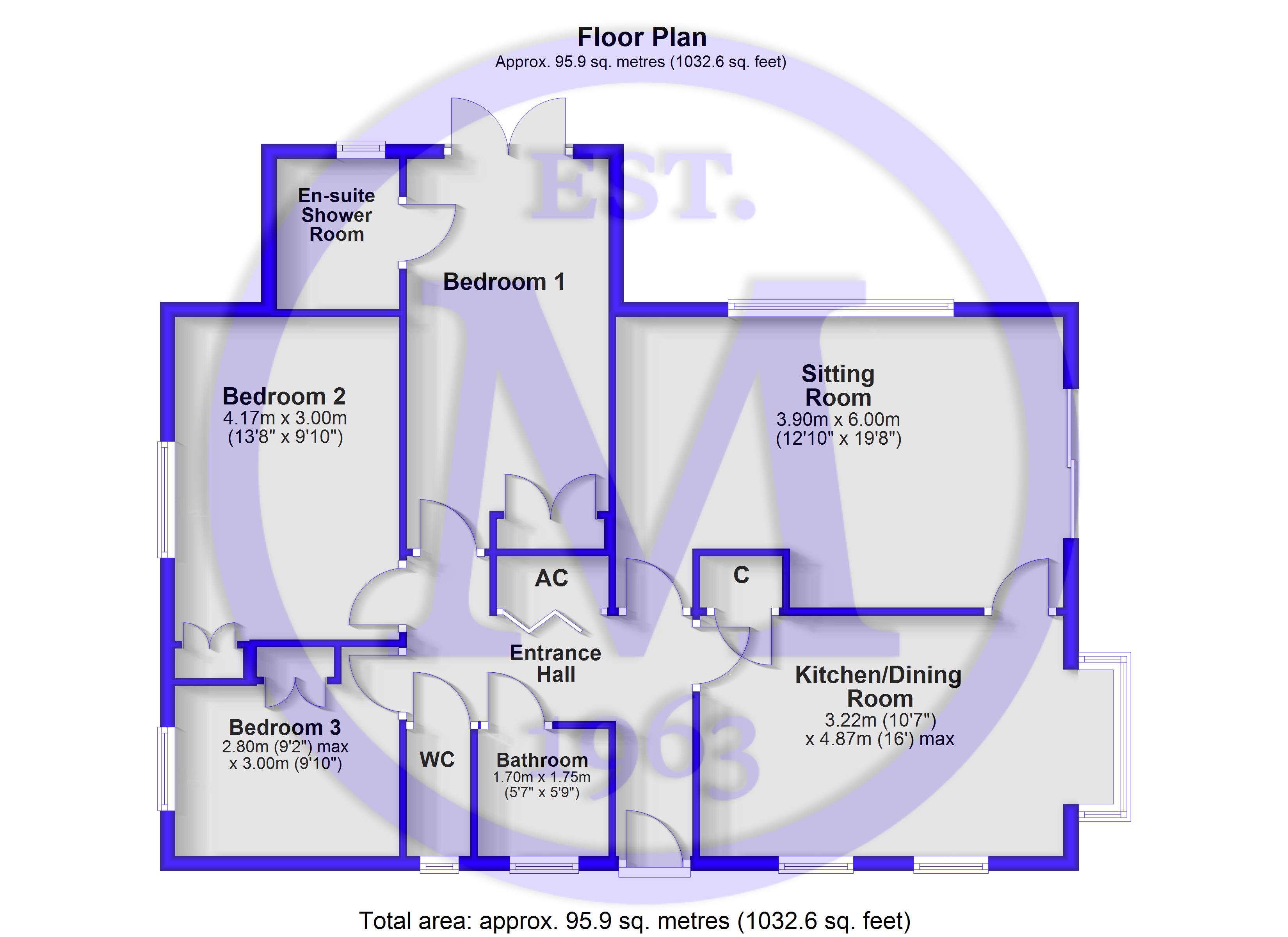 8, Arden Walk, Hampshire floorplan