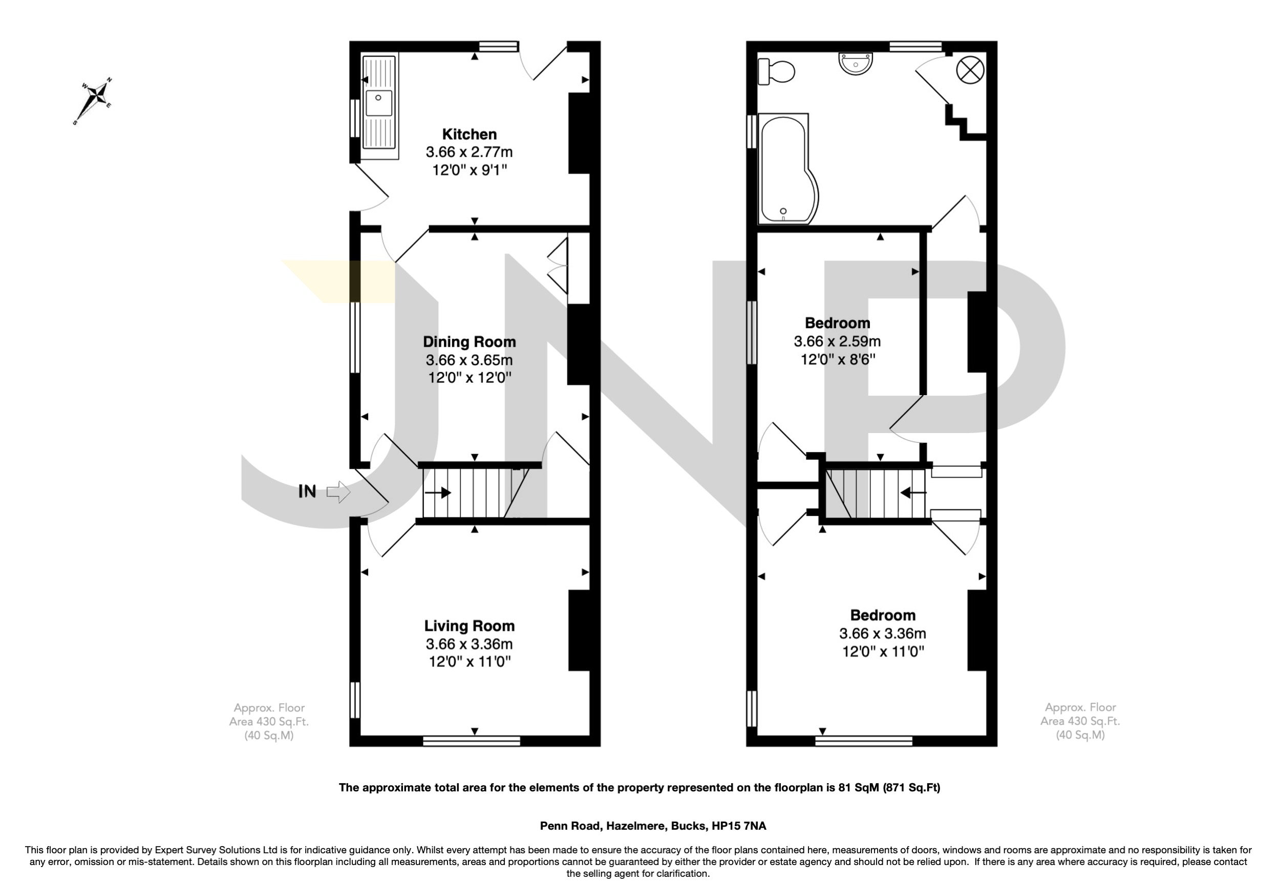 131, Penn Road, High Wycombe floorplan