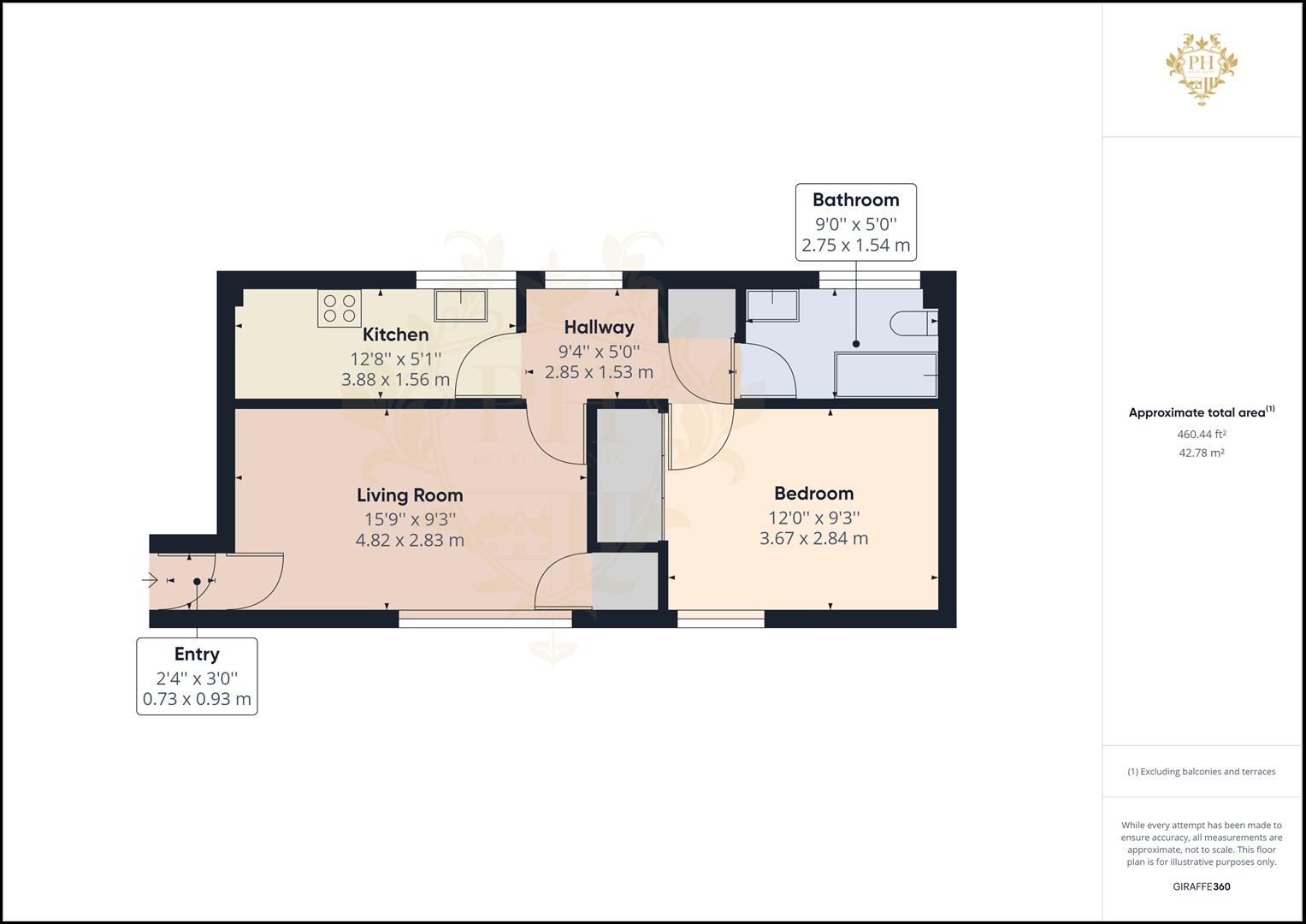 Hornbeam Close, Ormesby, Middlesbrough TS7, 1 bedroom flat for sale