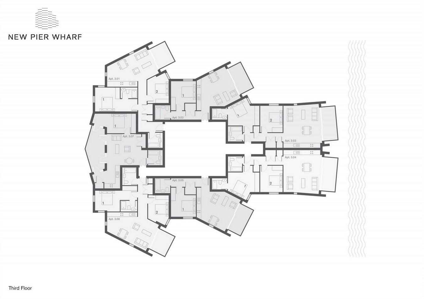 1 Bedrooms Flat for sale in New Pier Wharf, 1-3 Odessa Street, London SE16