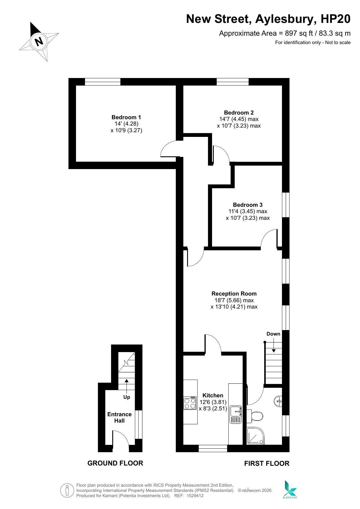 55A, New Street, Aylesbury floorplan