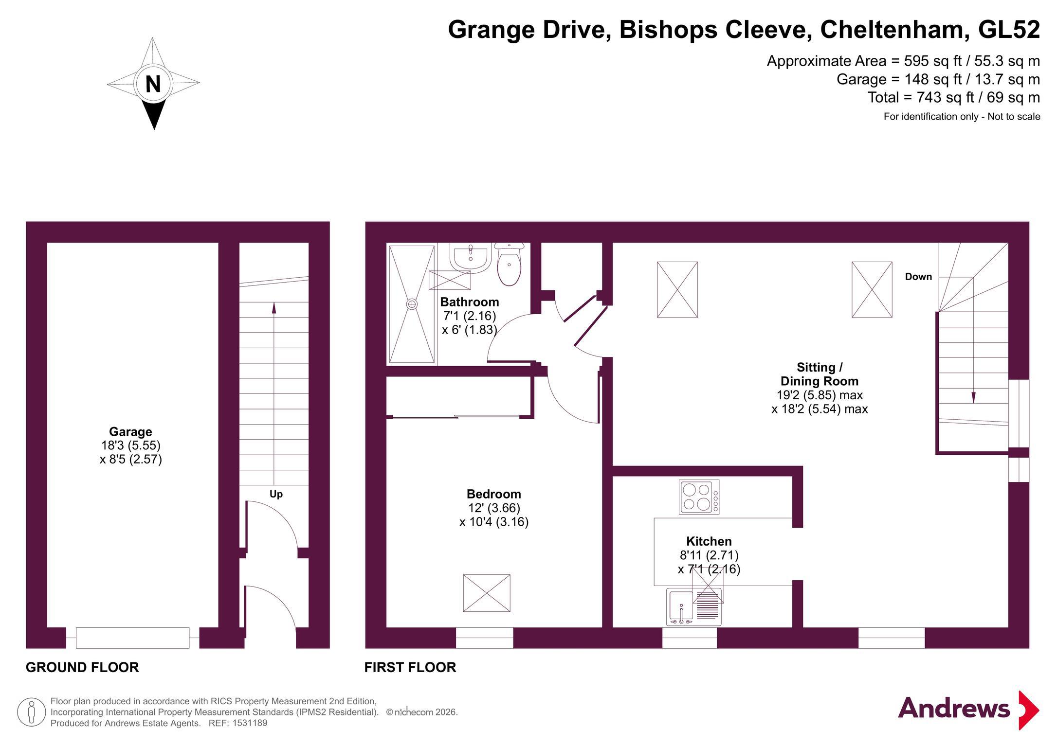 33, Grange Drive, Cheltenham floorplan