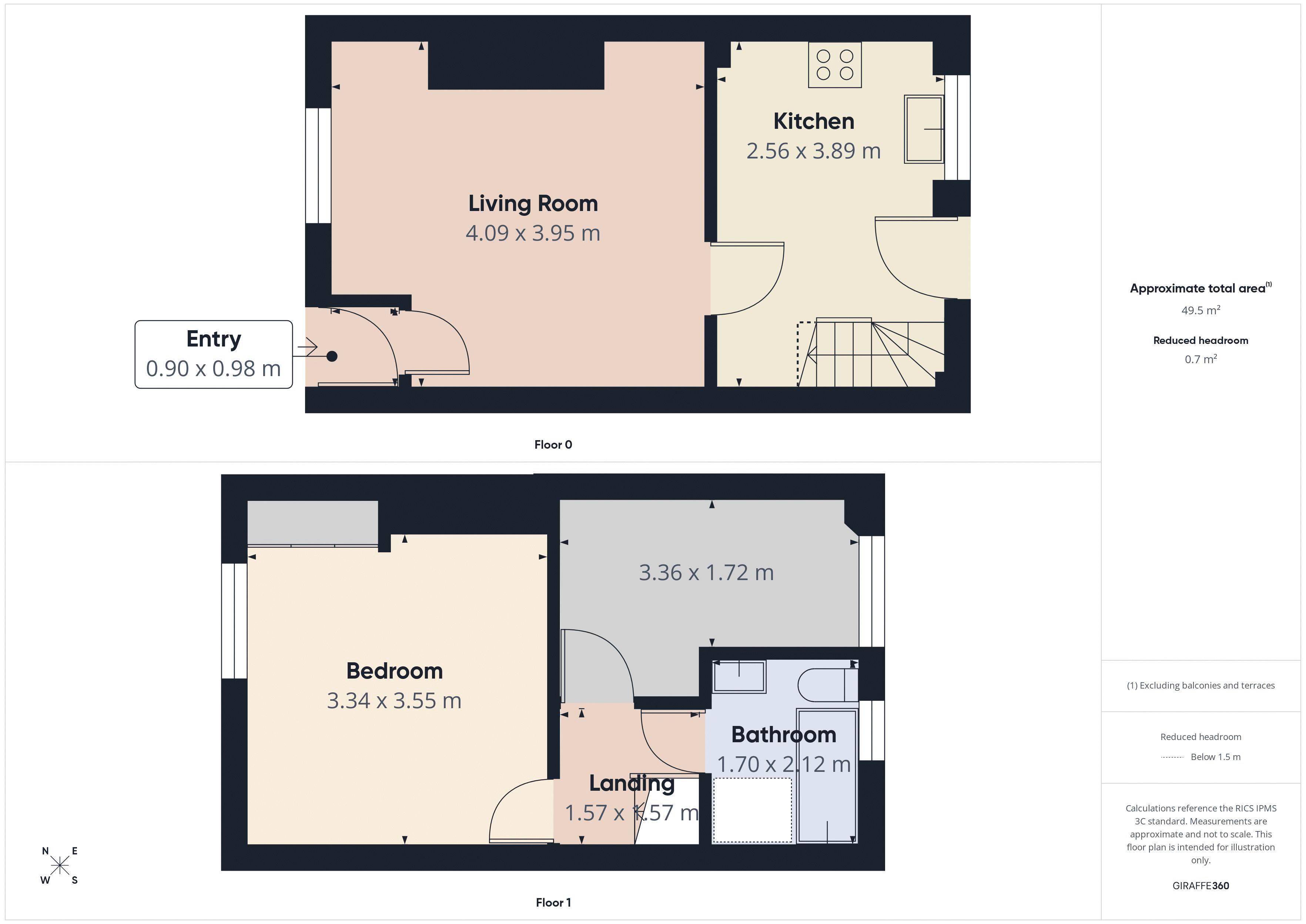 10, Delph Lane, Delph floorplan