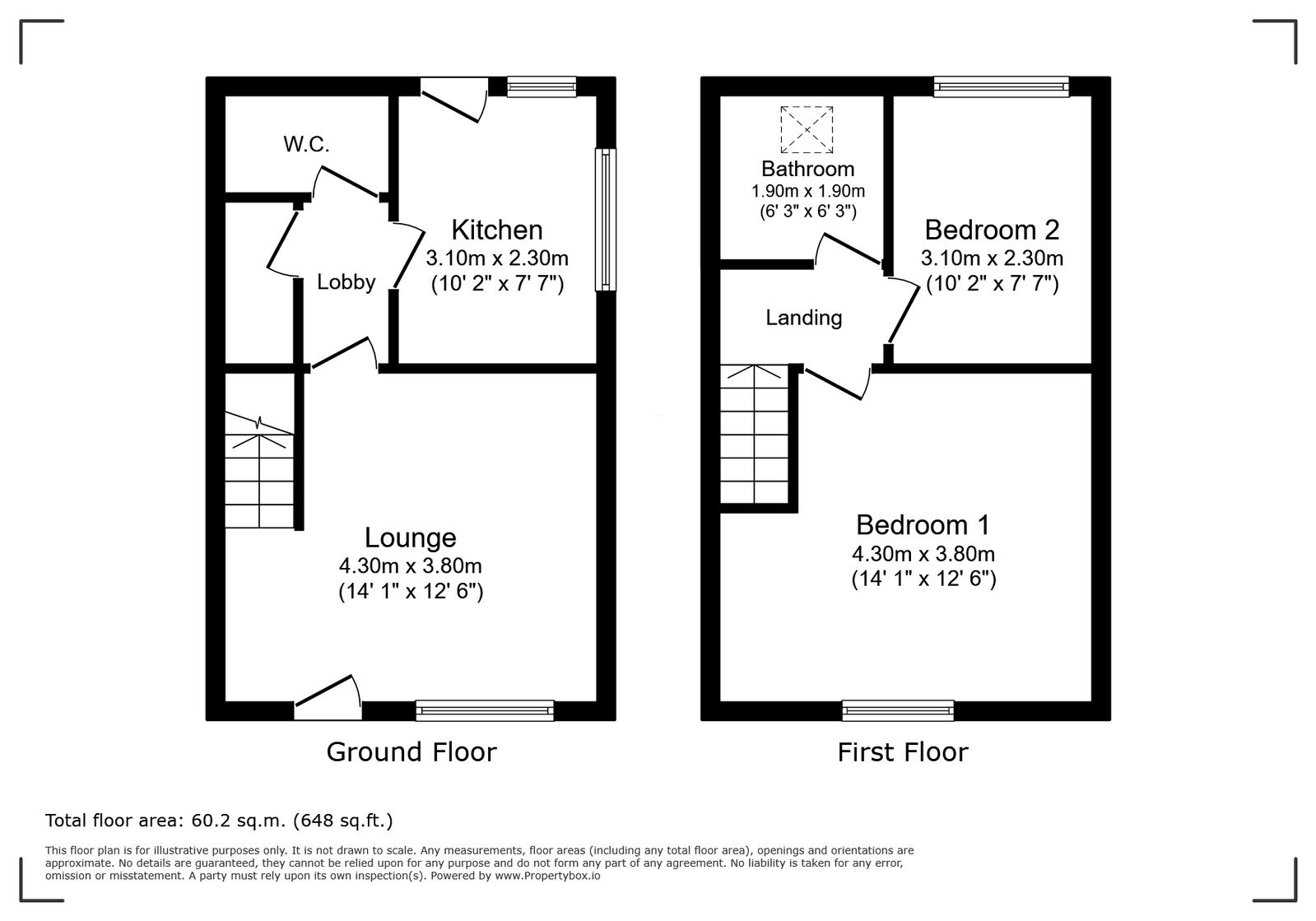 91, Cavendish Road, Leicester floorplan