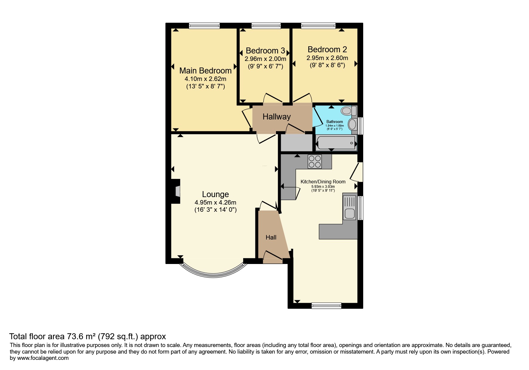 43, Belvedere Parade, Rotherham floorplan