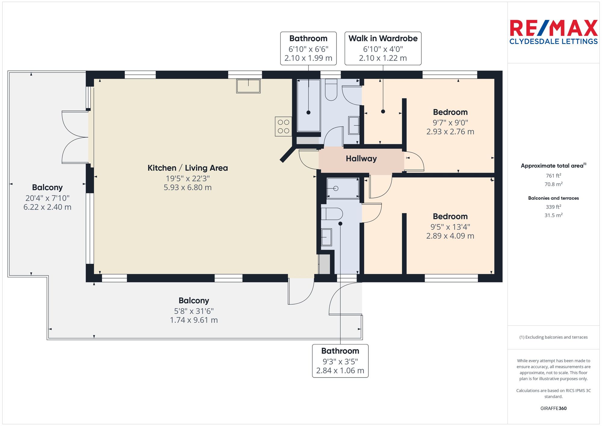 Luxury Lodge, Drimsynie Holiday Village, Lochgoilhead floorplan