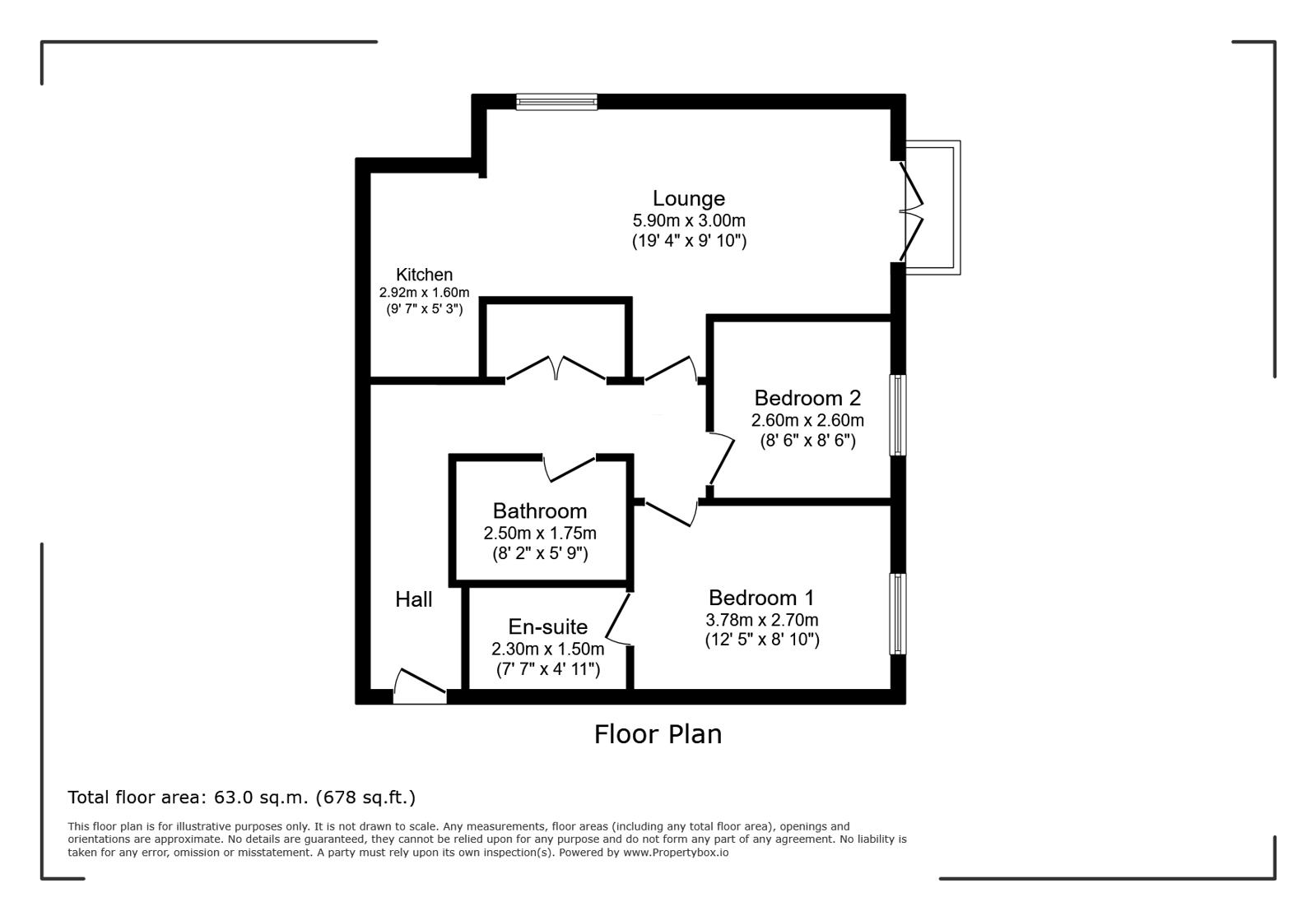 26, Albany Court, 408, Kenton Road, Harrow floorplan
