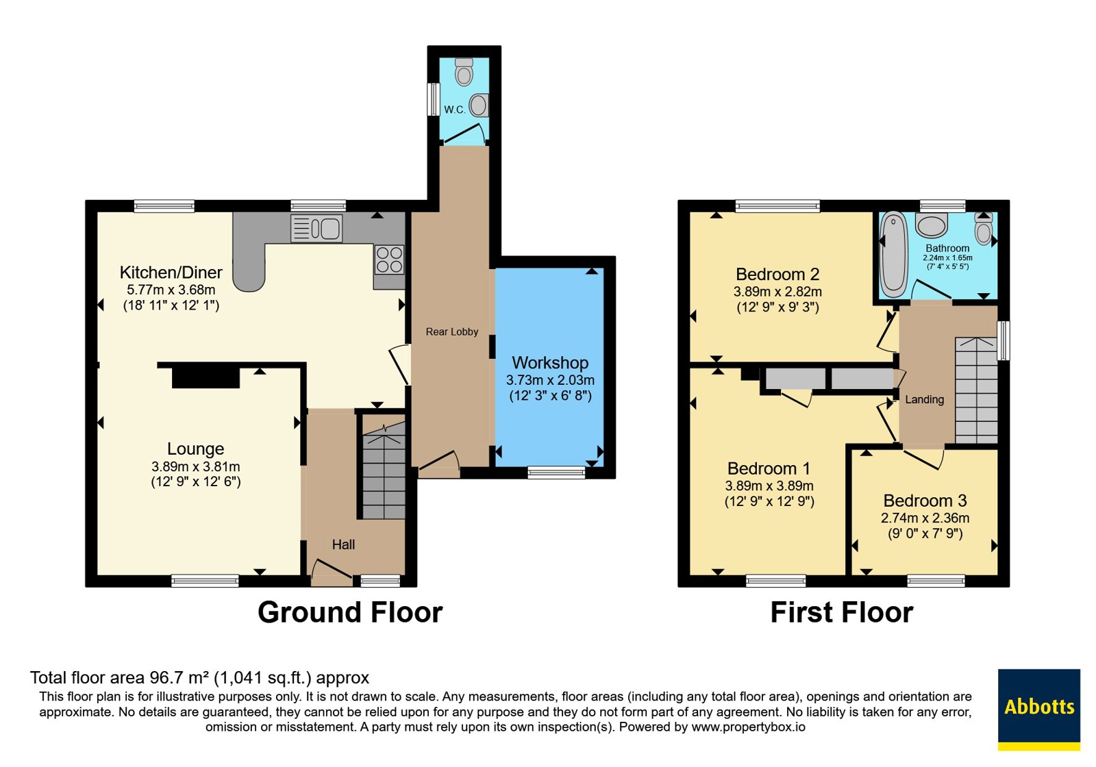 3, Coldhorn Crescent, Cambridgeshire floorplan