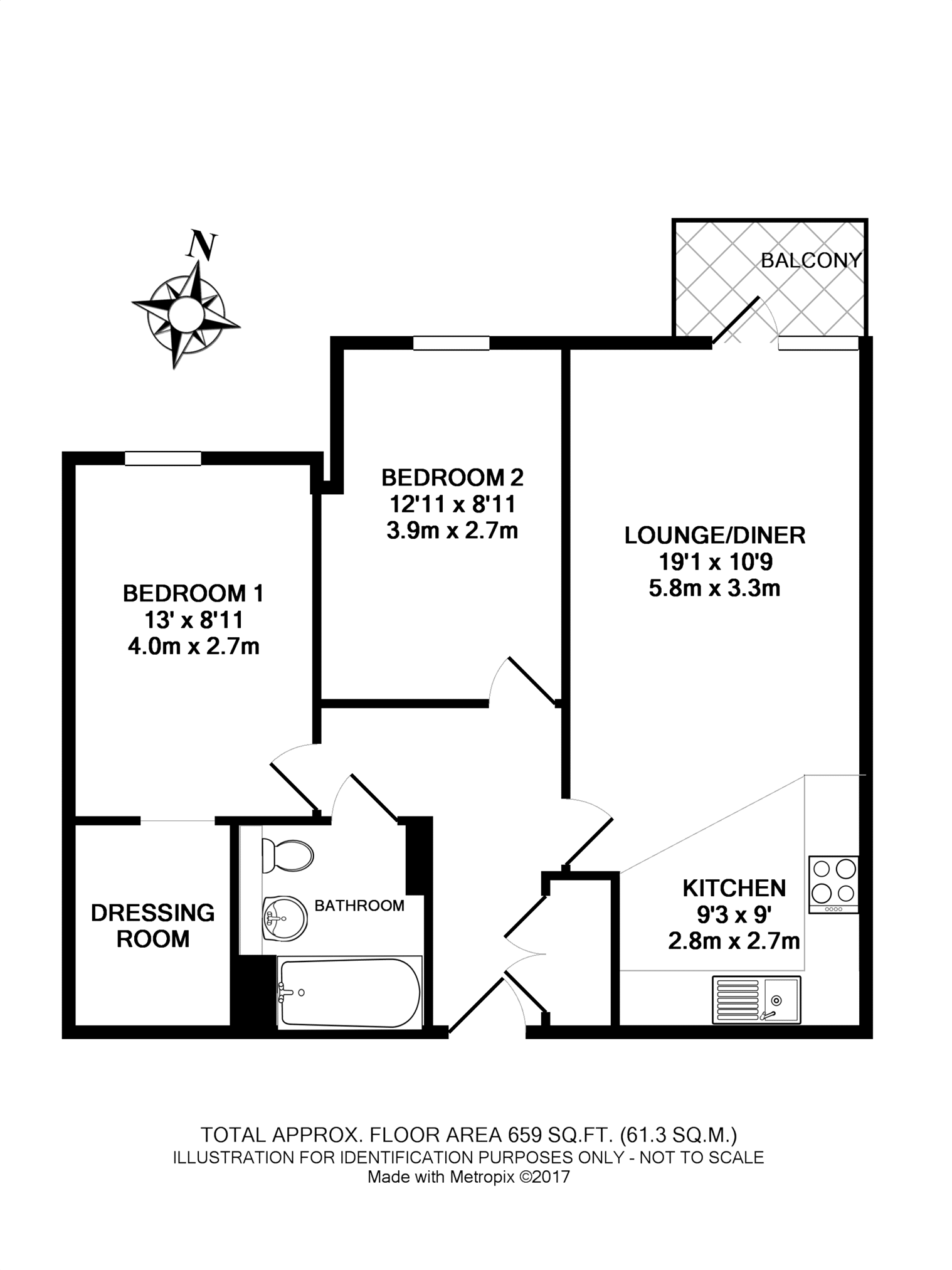 2 Bedrooms Flat to rent in Pound Lane, York YO1