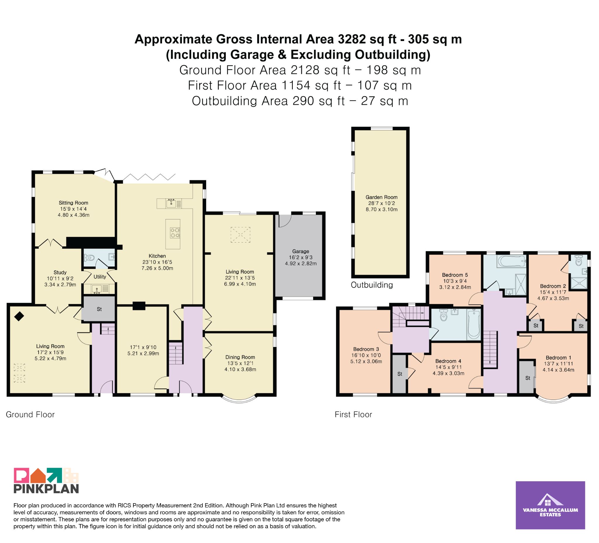 White Lodge, Great North Road, North Mymms floorplan