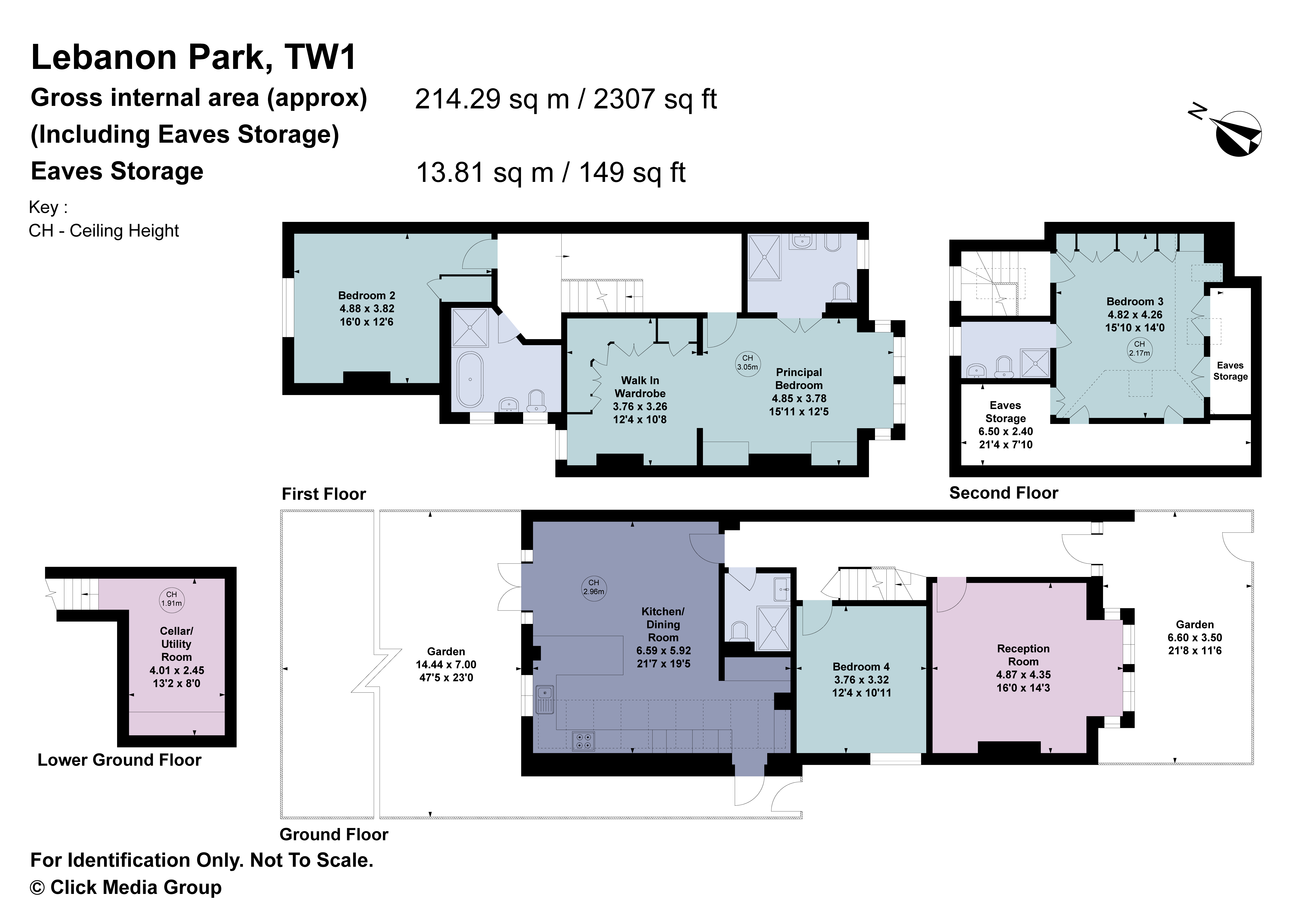 13, Lebanon Park, Twickenham floorplan