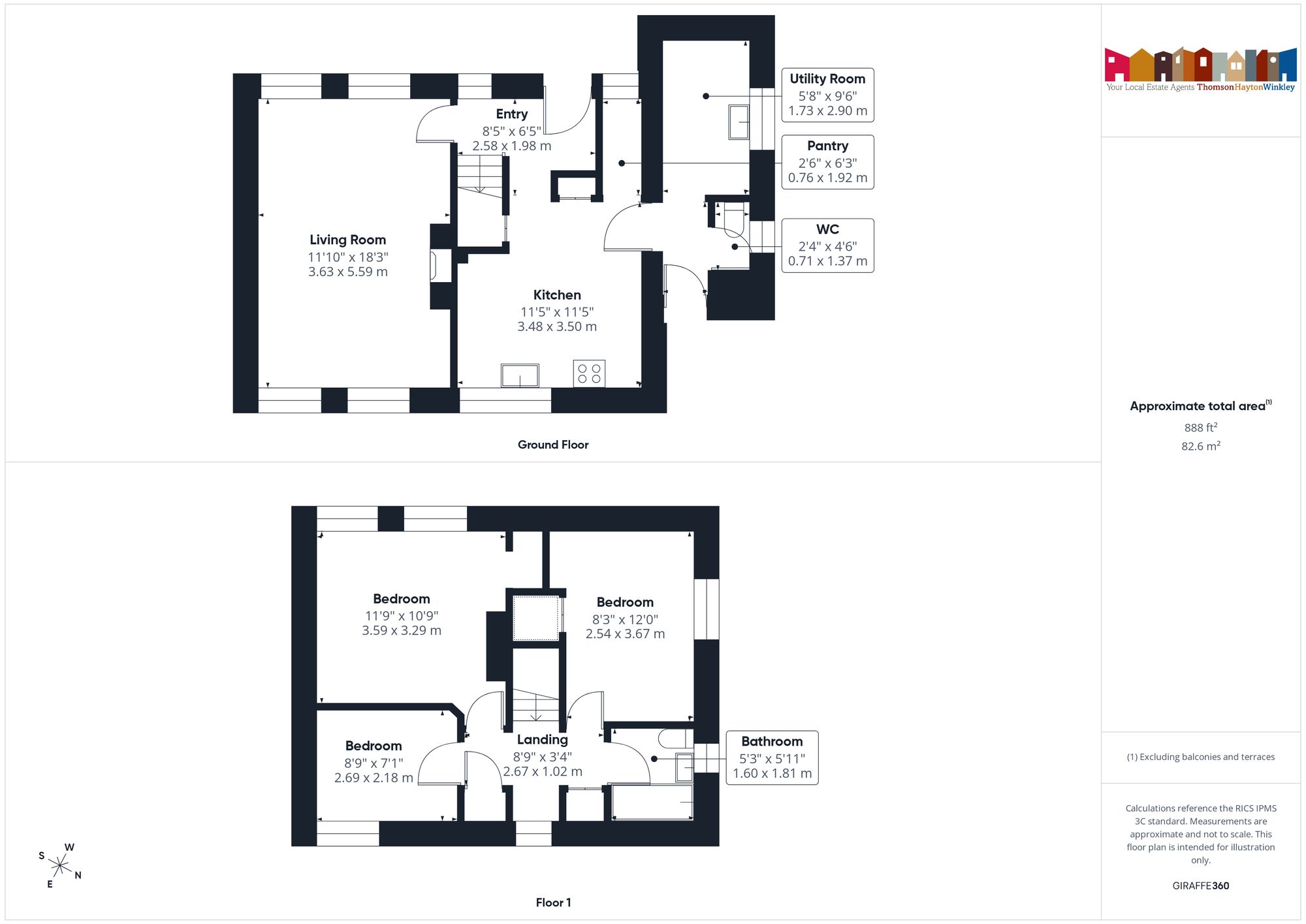 2 Docker Hall Cottages, Arkholme floorplan