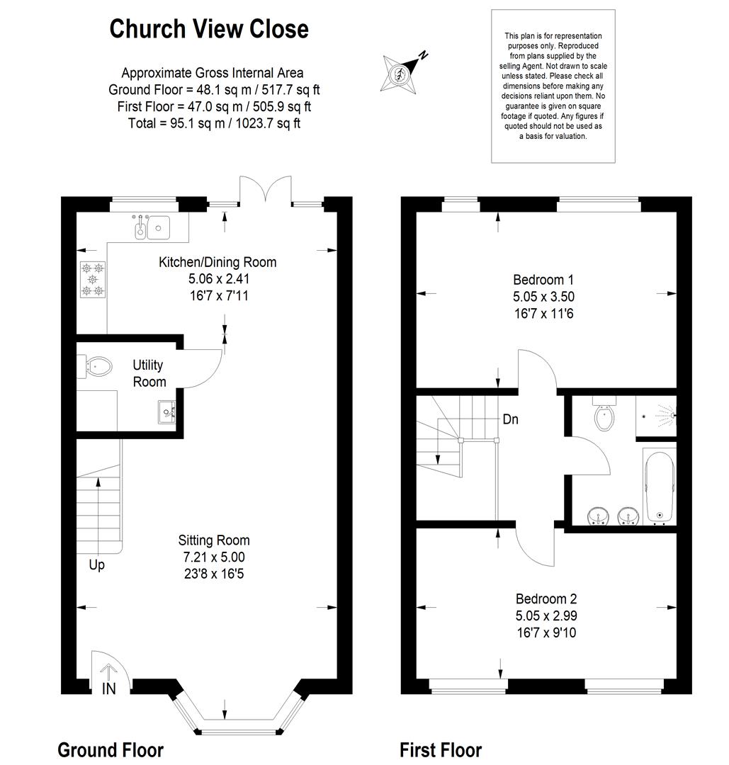 7, Church View Close, Elstead floorplan