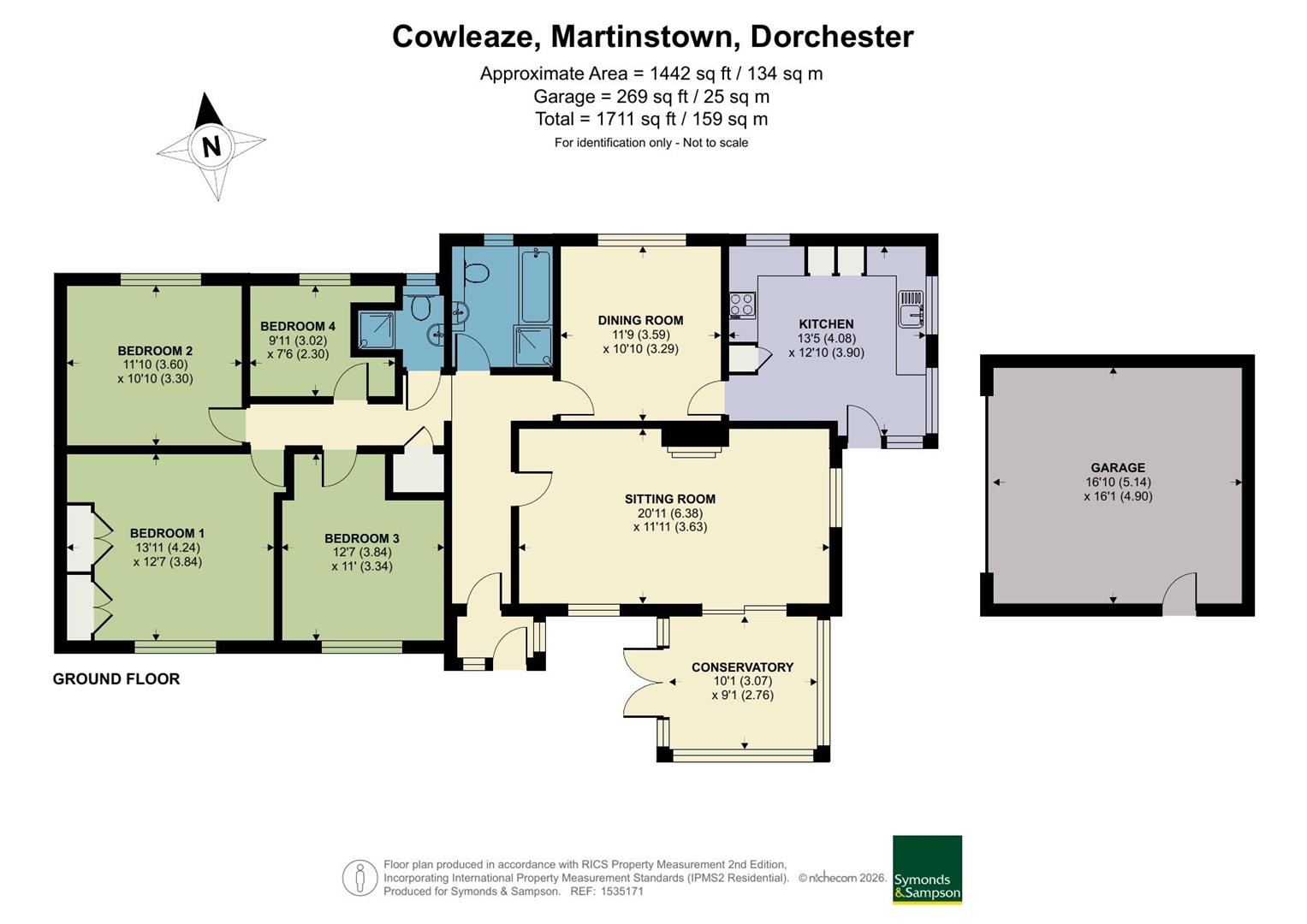 22, Cowleaze, Dorchester floorplan