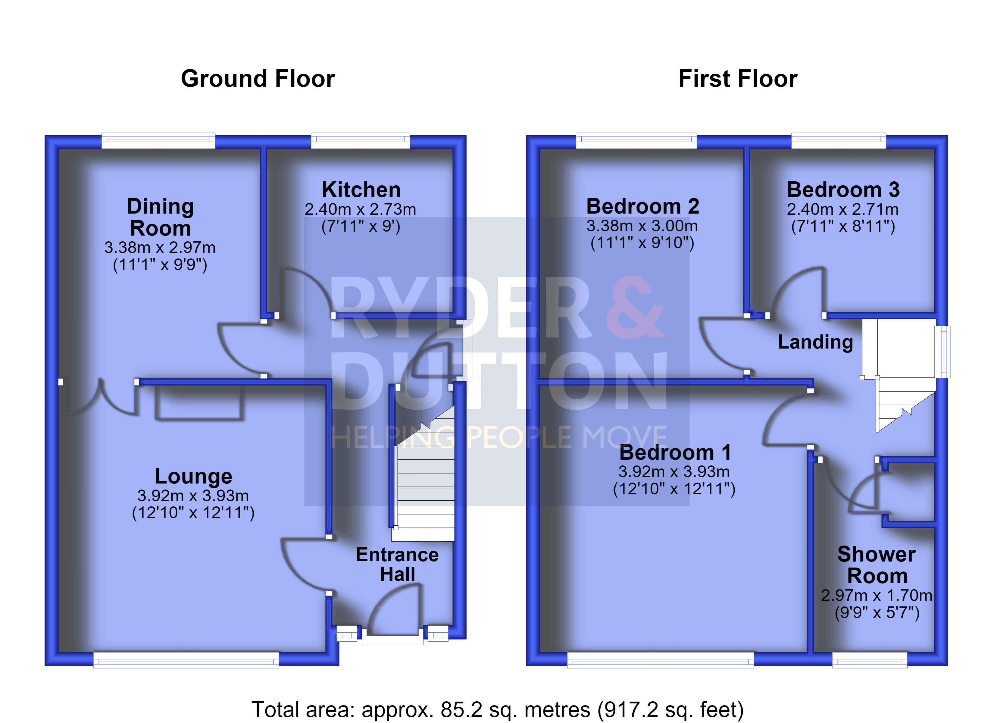 11, Moorcroft Park Drive, Holmfirth floorplan