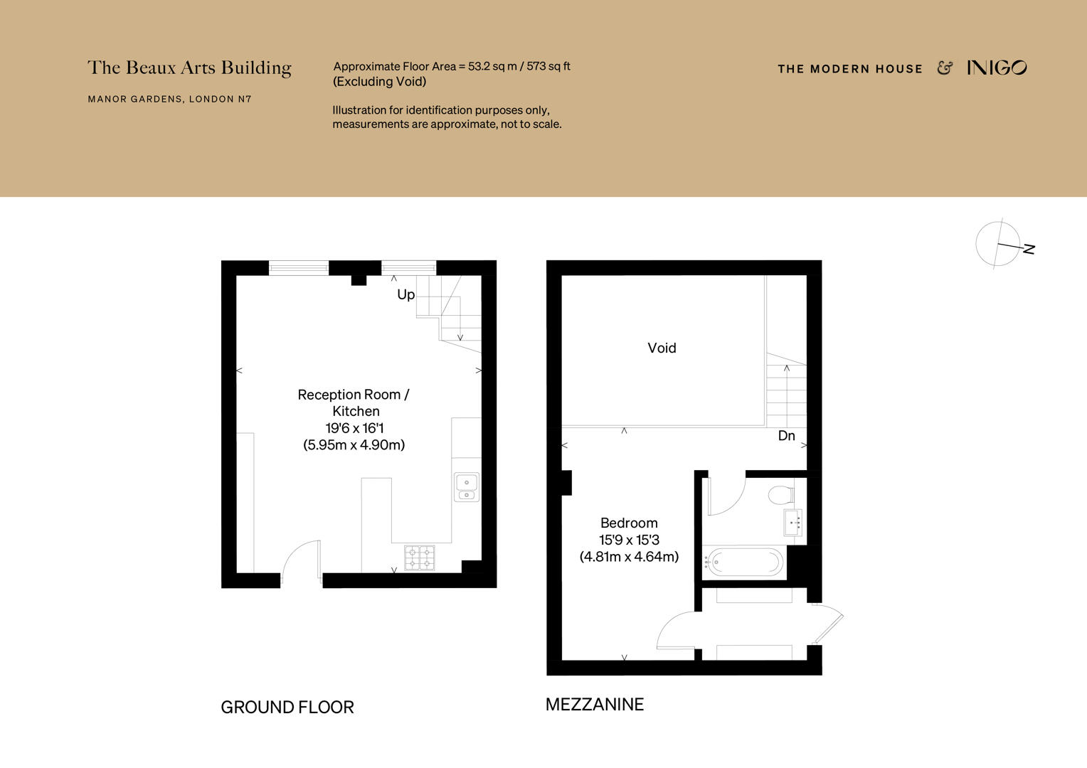 Flat G 08, Beaux Arts Buildings, 10-18 Manor Gardens, London floorplan