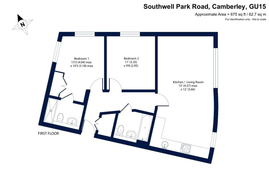 17 The Courtyard,, Southwell Park Road, Surrey floorplan