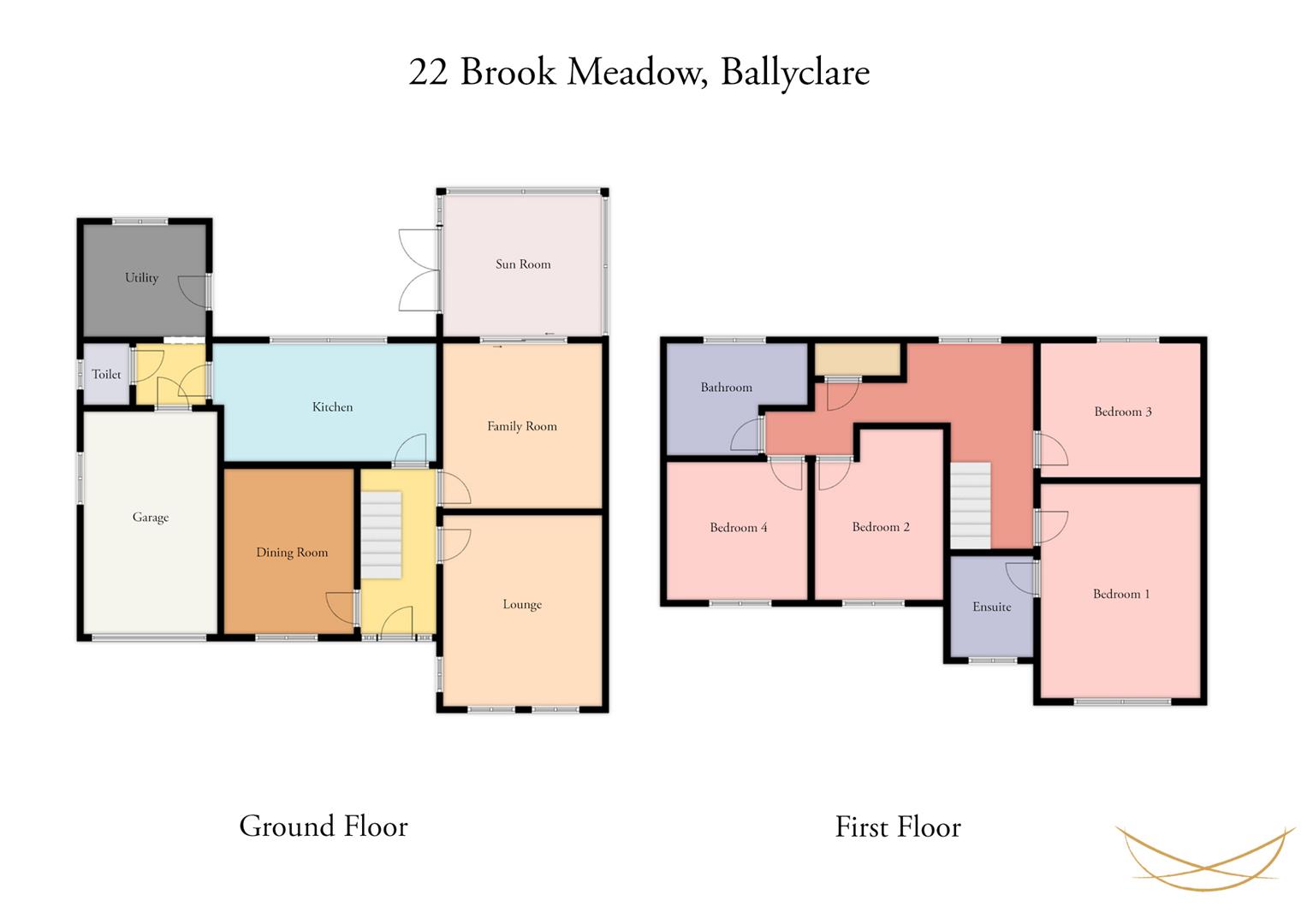 22, Brook Meadow, Ballyclare floorplan