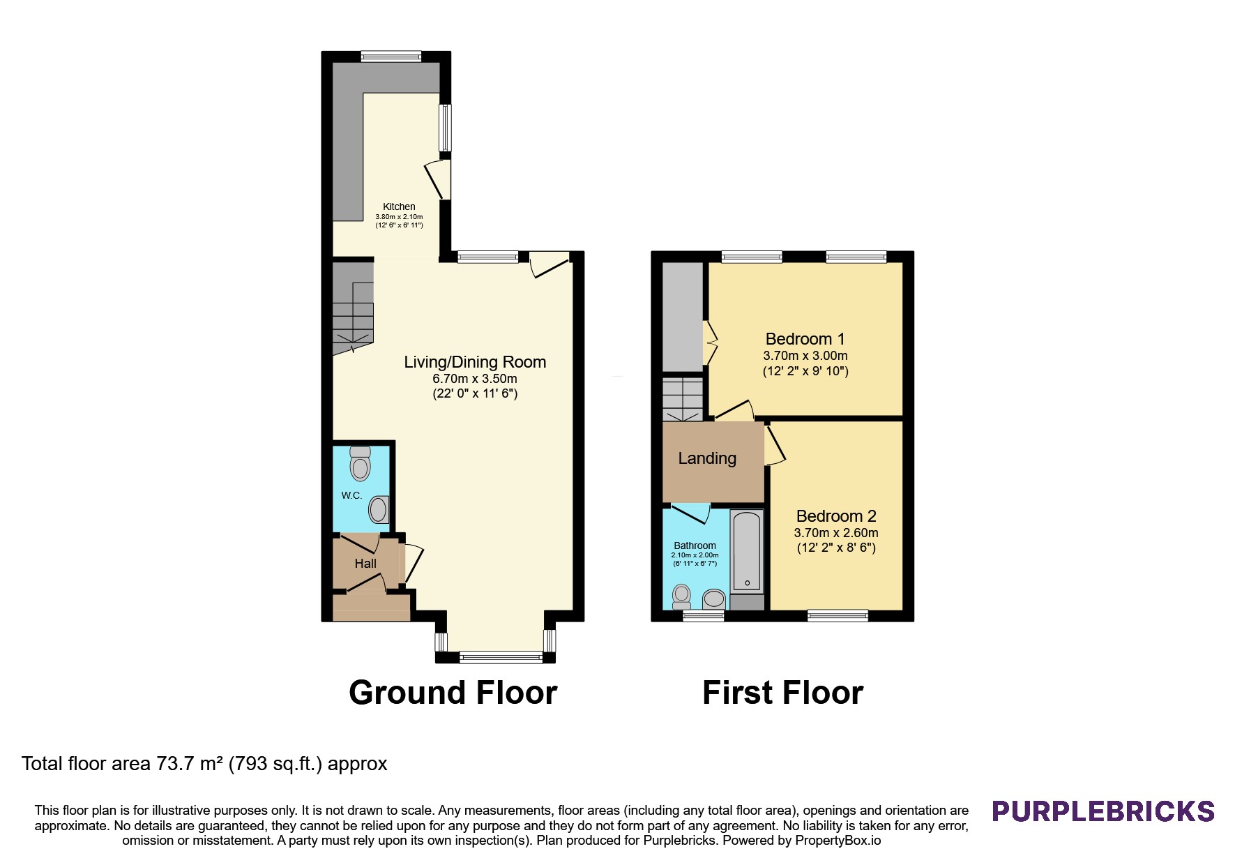 11, Ratcliffe Place, Prescot floorplan