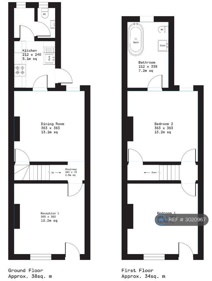 Alston Road, Barnet floorplan
