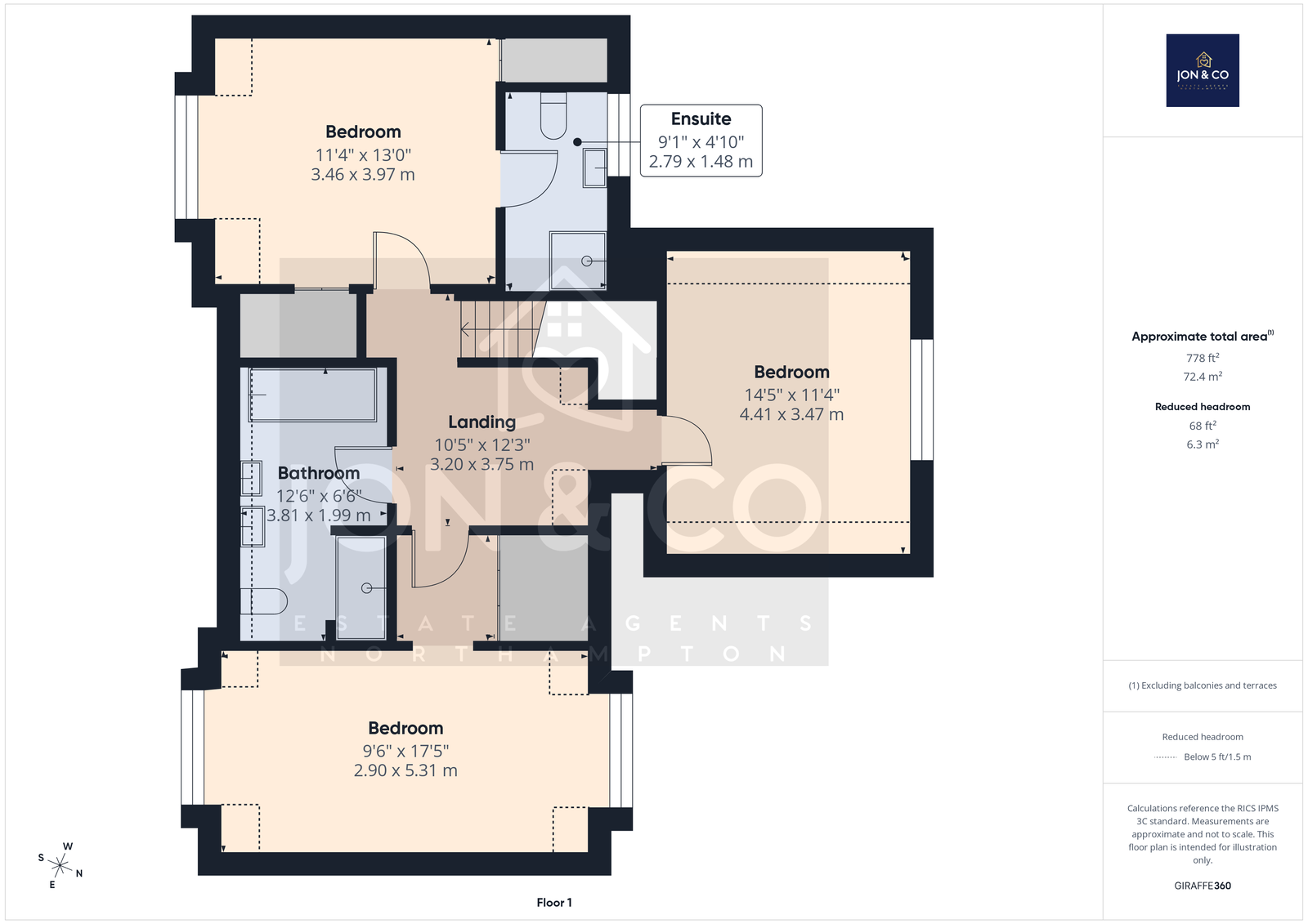106, Overstone Road, Northampton floorplan