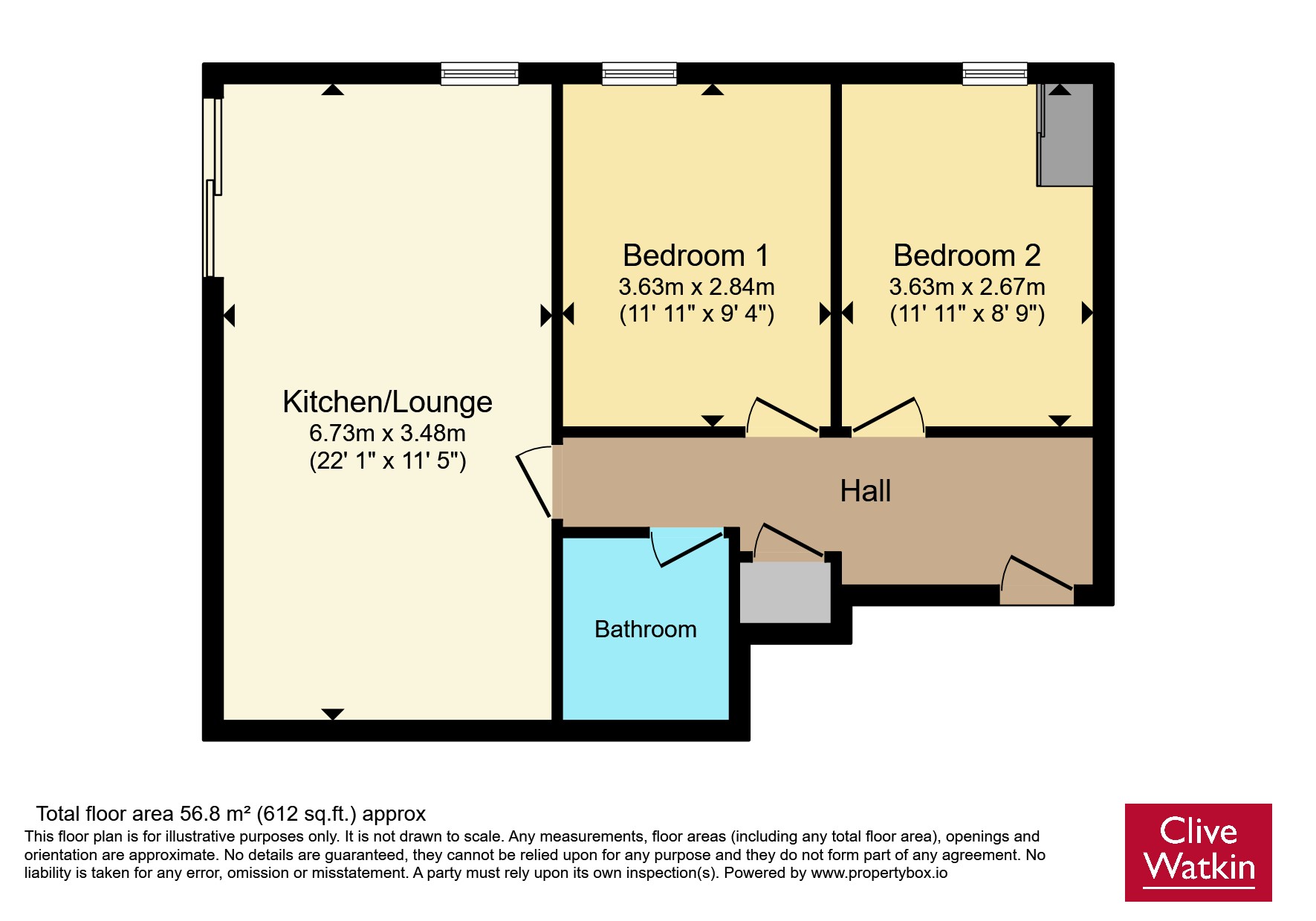 Flat 9, Somerset House, 630, New Chester Road, Merseyside floorplan