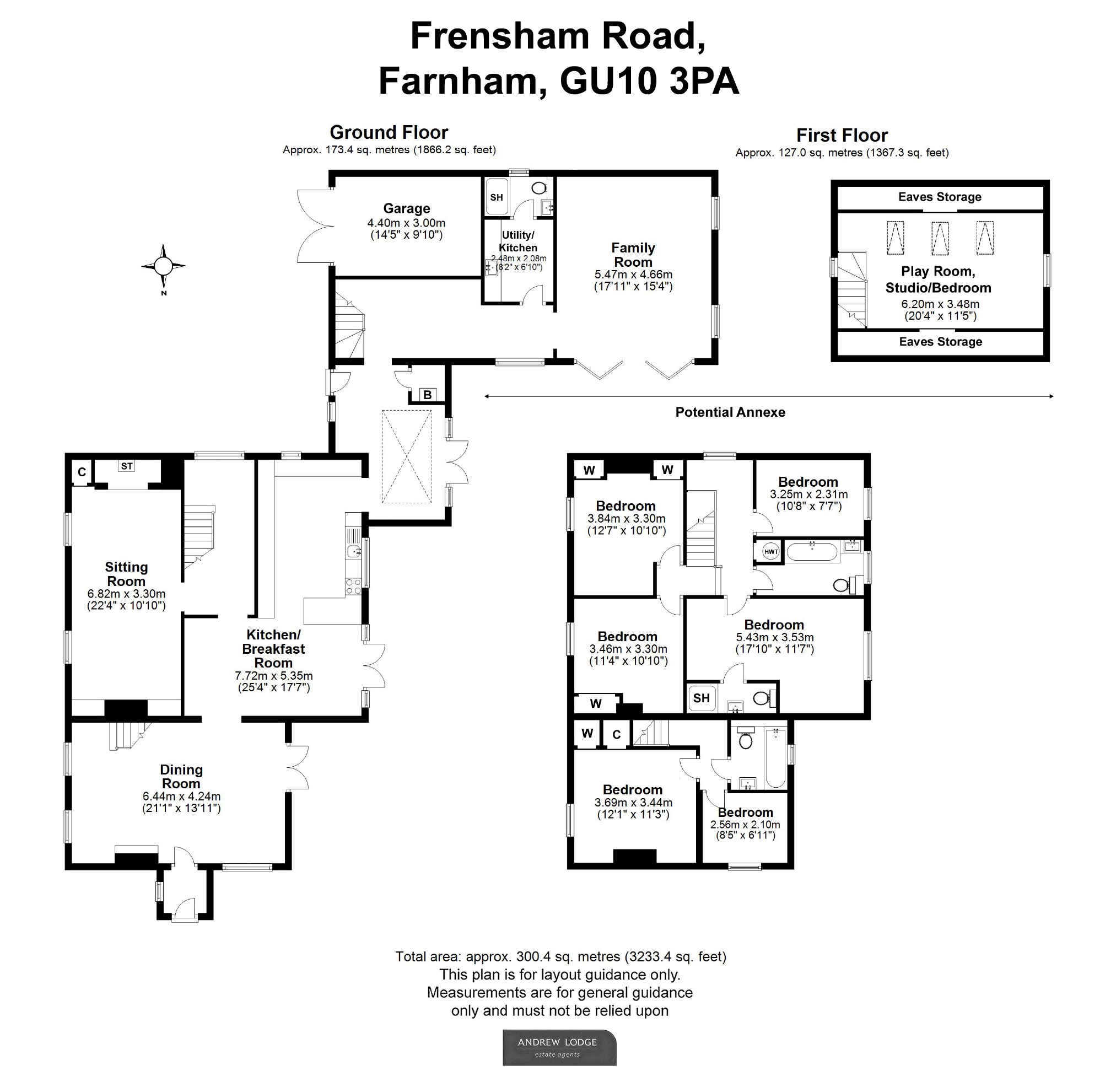 6 Bedrooms Detached house for sale in Frensham Road, Lower Bourne, Farnham GU10