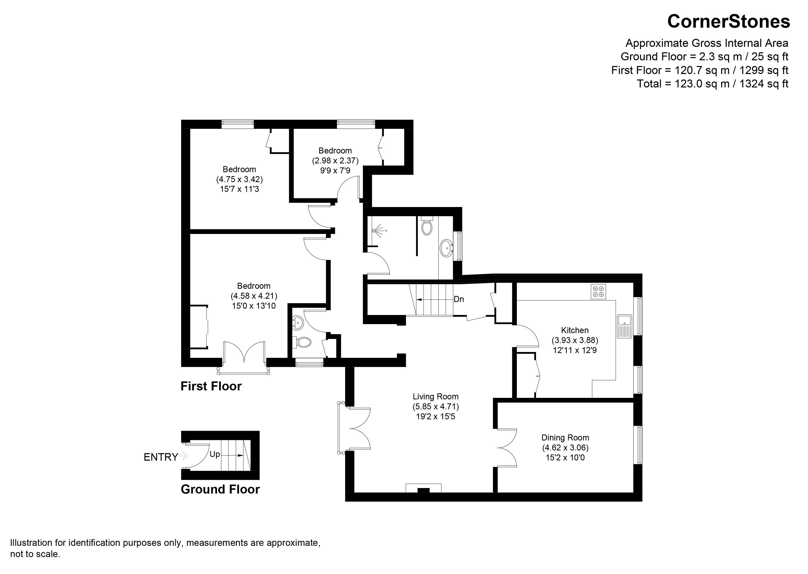 Flat 21, Cornerstones,, Maryland Drive, Birmingham floorplan
